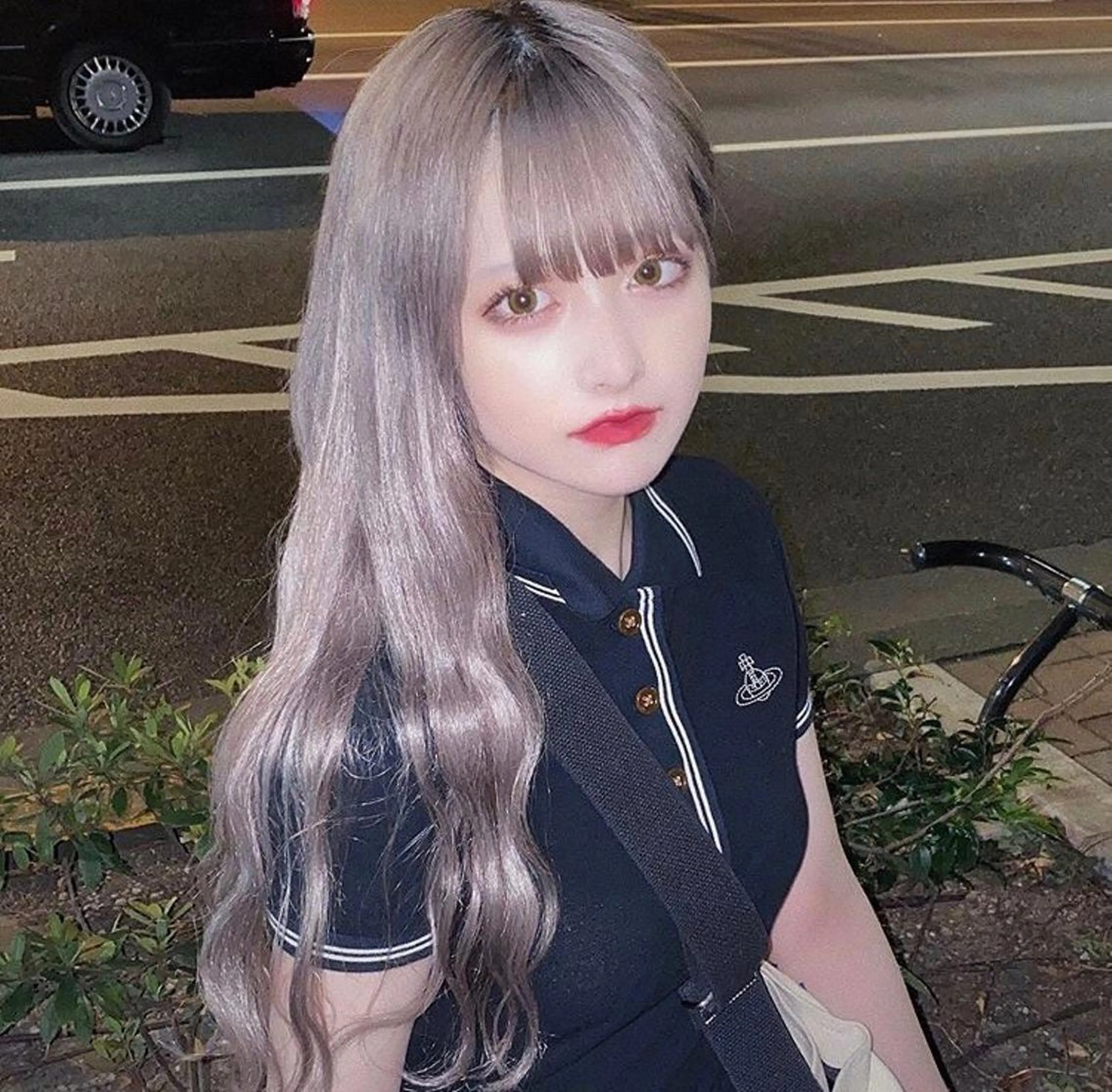 ロング カラー カット ヘアカラー トリートメント エクステ 🦋 SHION 🦋のヘアスタイル