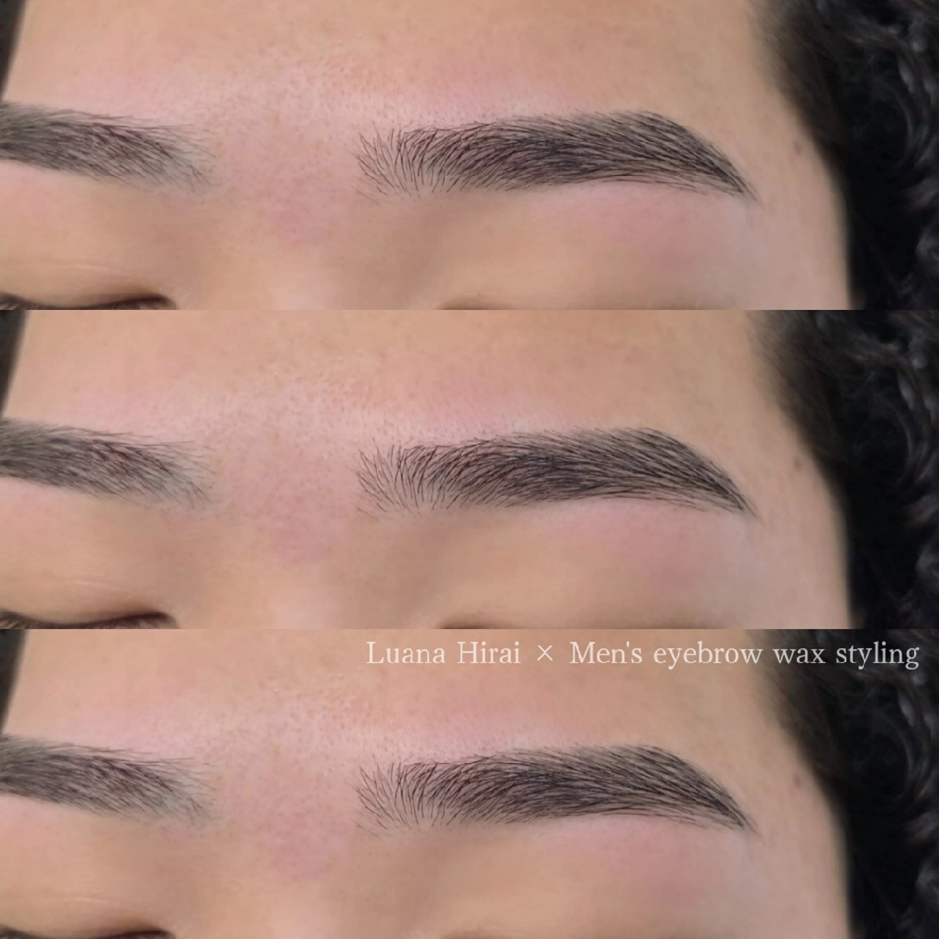 メンズ アイブロウ Luana Hiraiのネイルデザイン