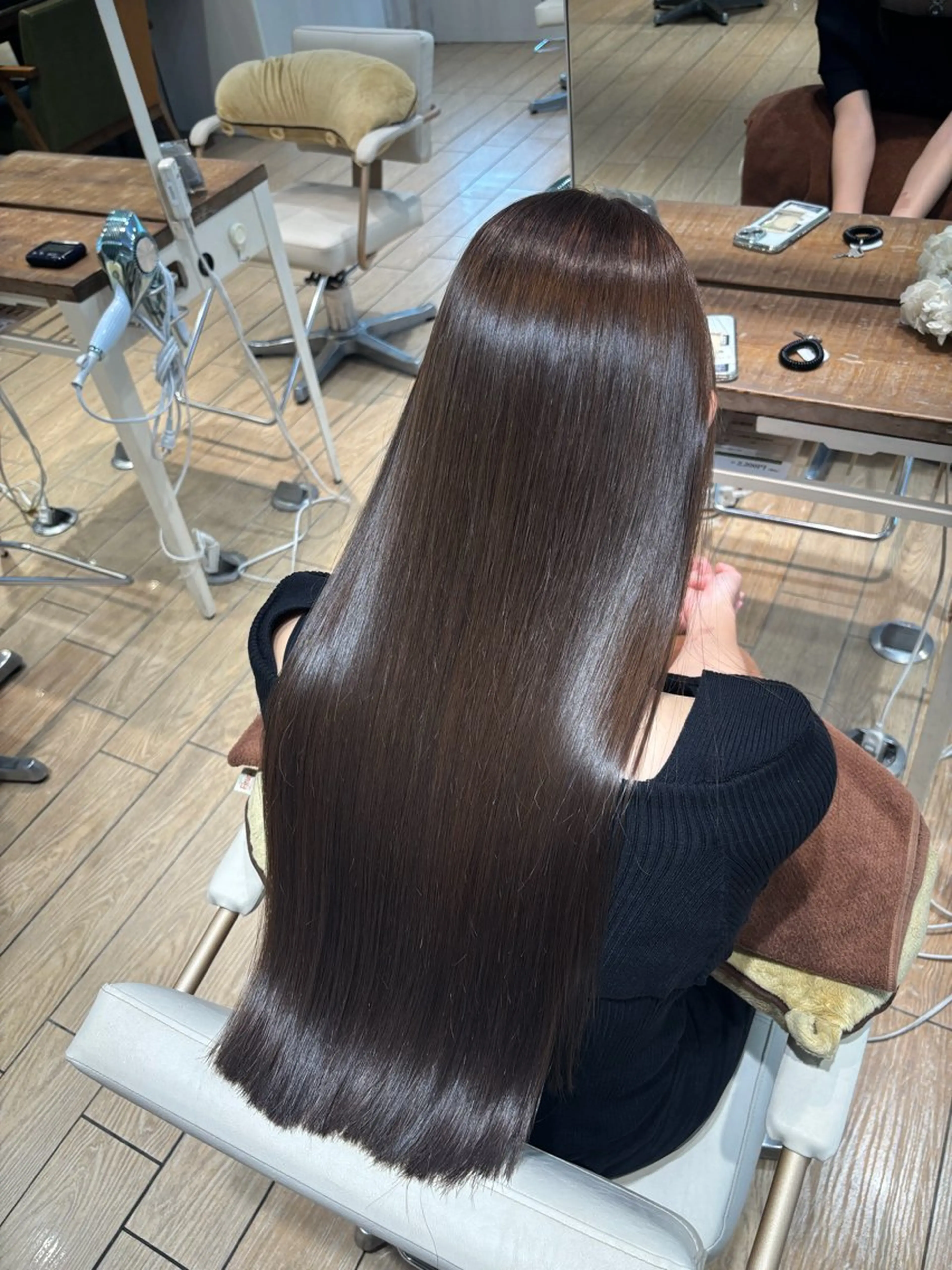 ロング カラー 新宿・表参道/トリー ートメント/新谷日莉のヘアスタイル