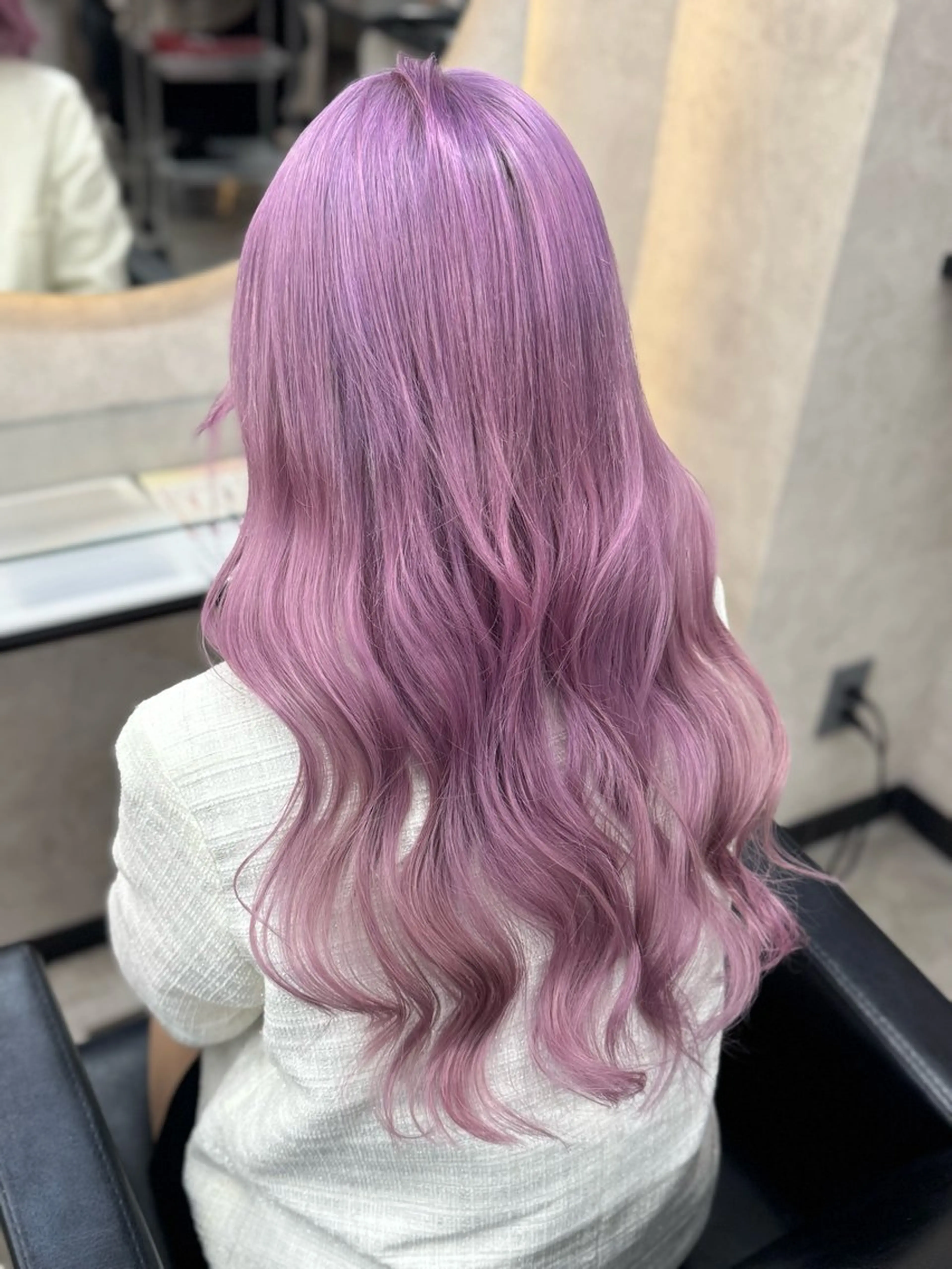 ロング ヘアカラー 垢抜け🪄透明感✨ ブリーチ特化のヘアスタイル