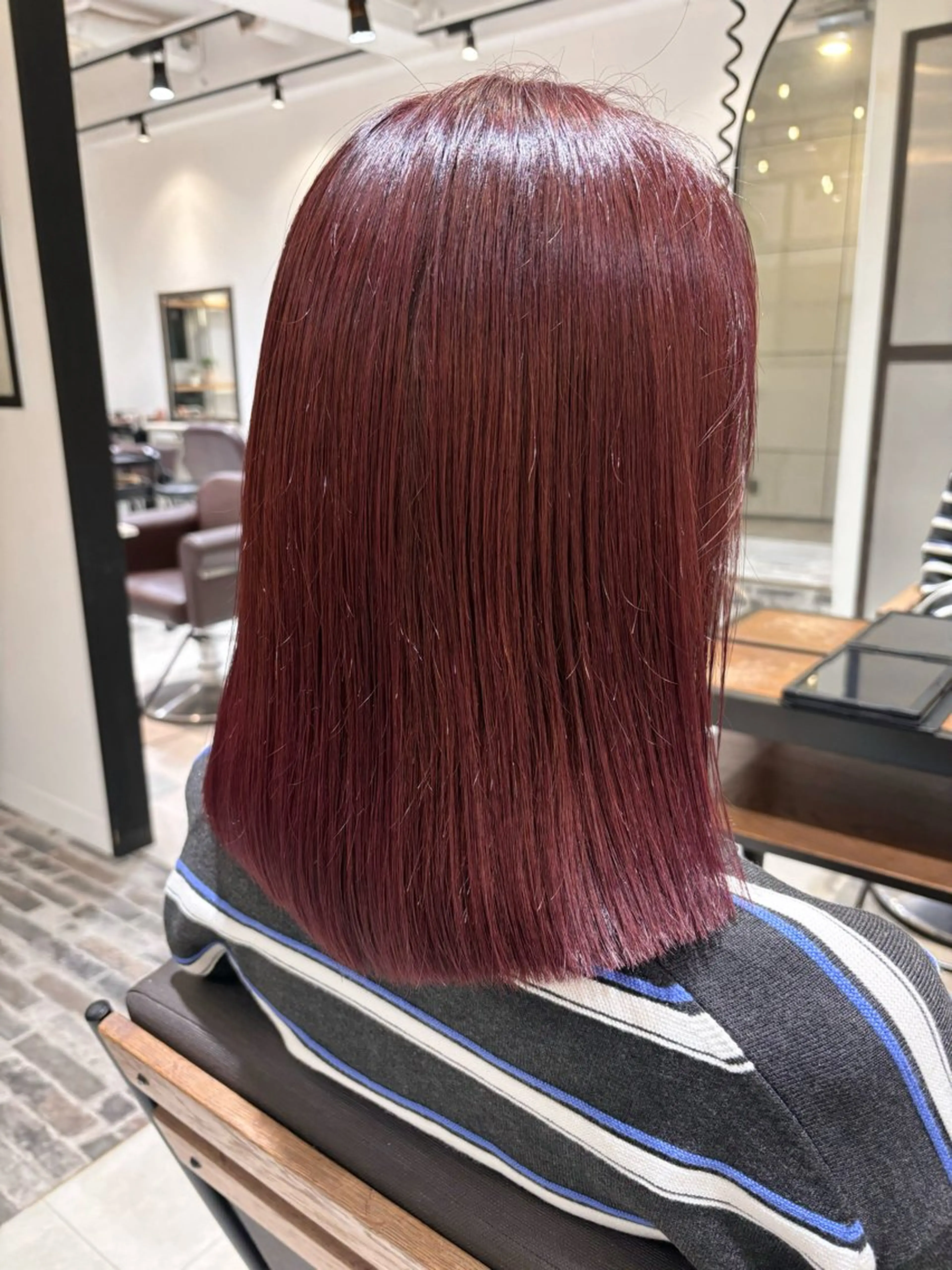 ミディアム カラー ヘアカラー Hina 🎀🤍のヘアスタイル
