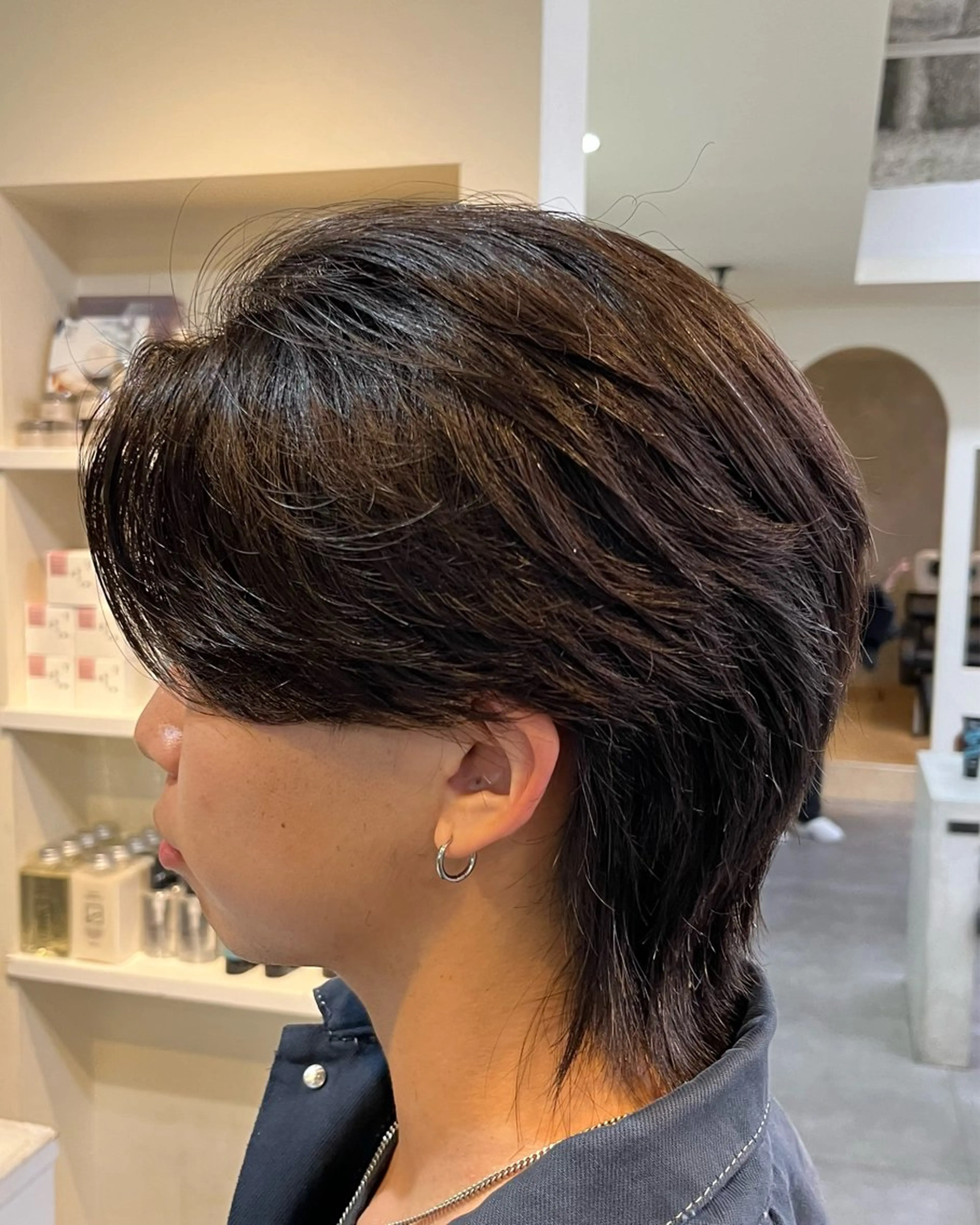 パーマ メンズ カット パーマ フェザーパーマメンズ ツイスパ京都駅前のヘアスタイル