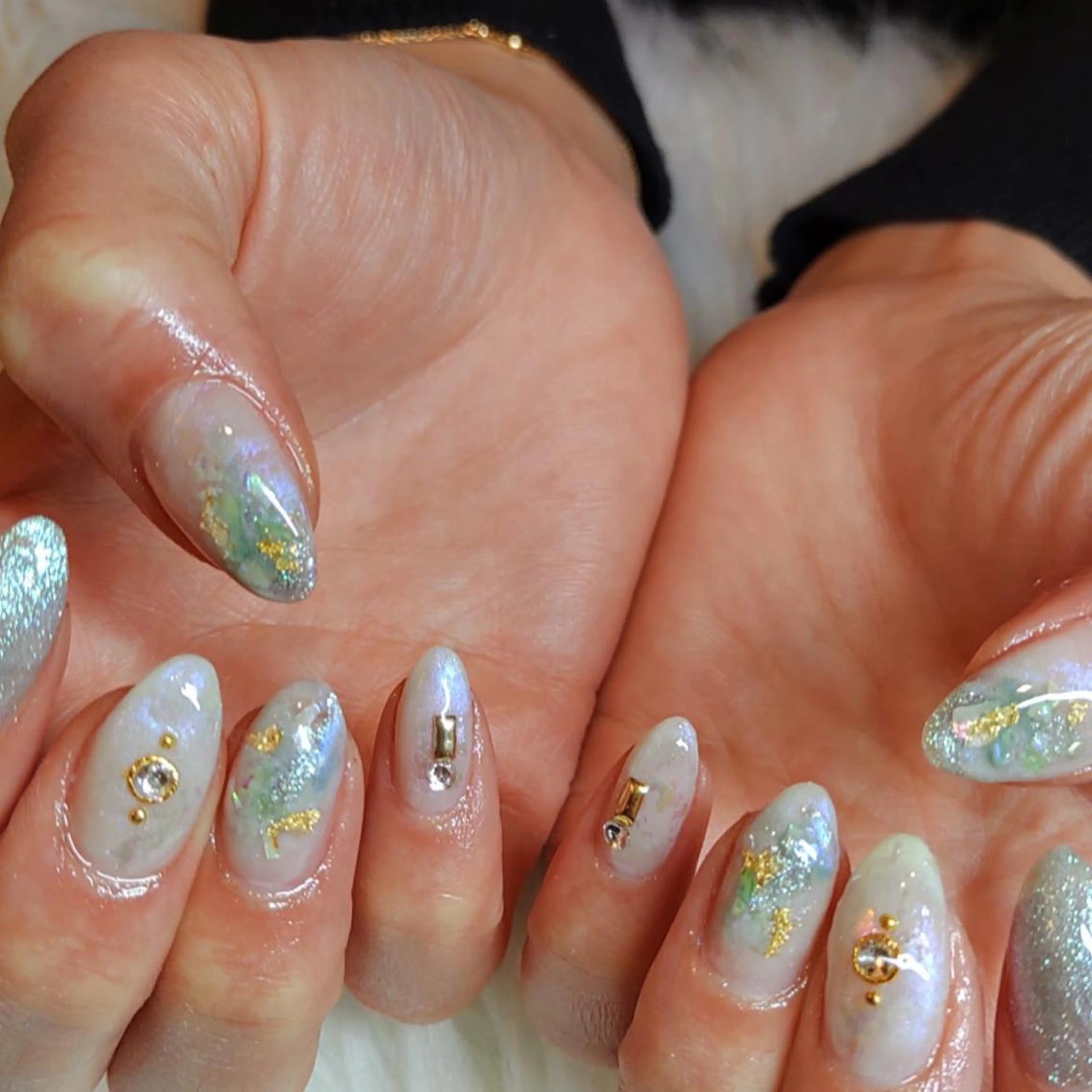 セミロング ネイル マツエク・マツパ アイブロウ MKY salonのネイルデザイン