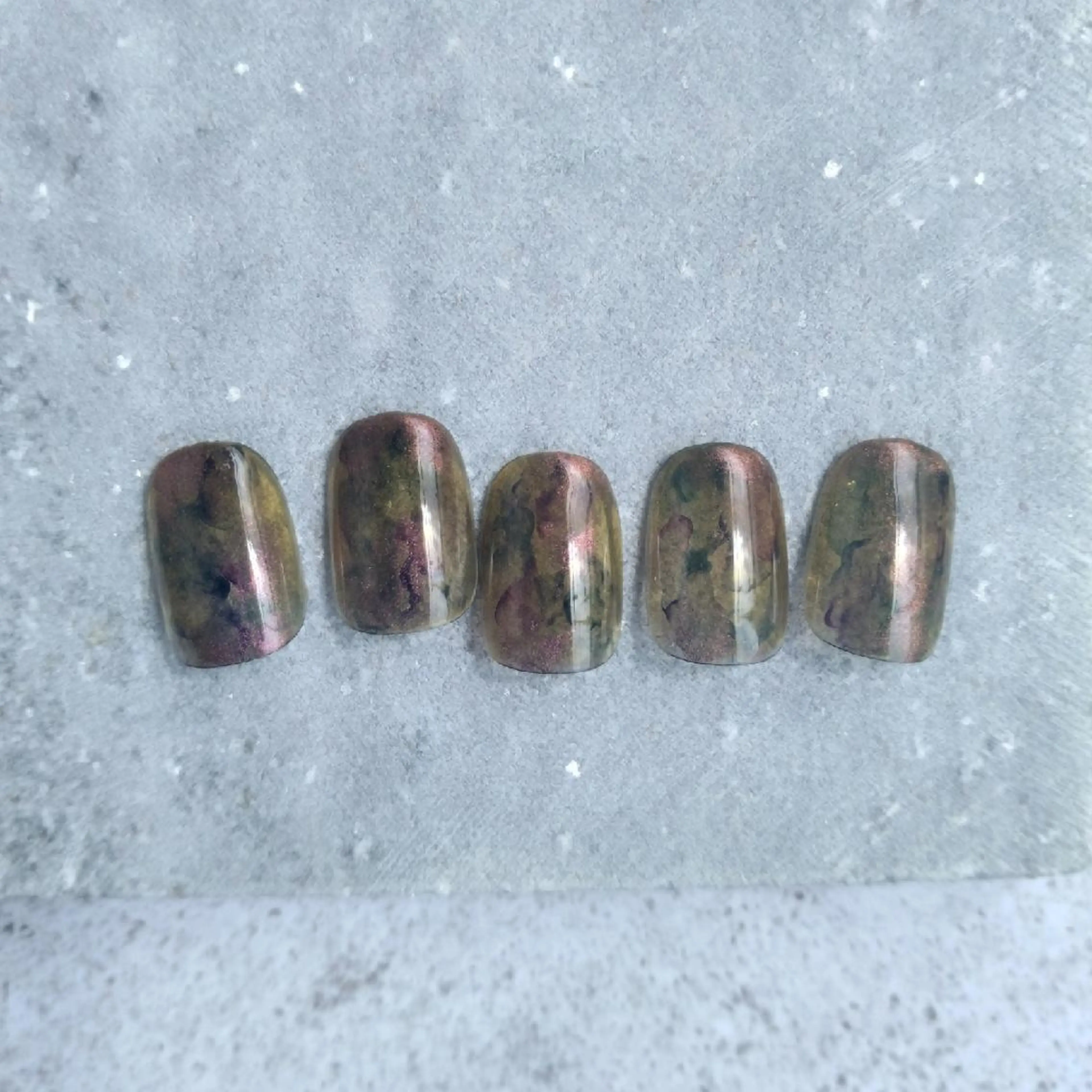 ネイル アートネイル ジェルネイル ミラーネイル ニュアンスネイル パラジェル Nailsalon manoのネイルデザイン