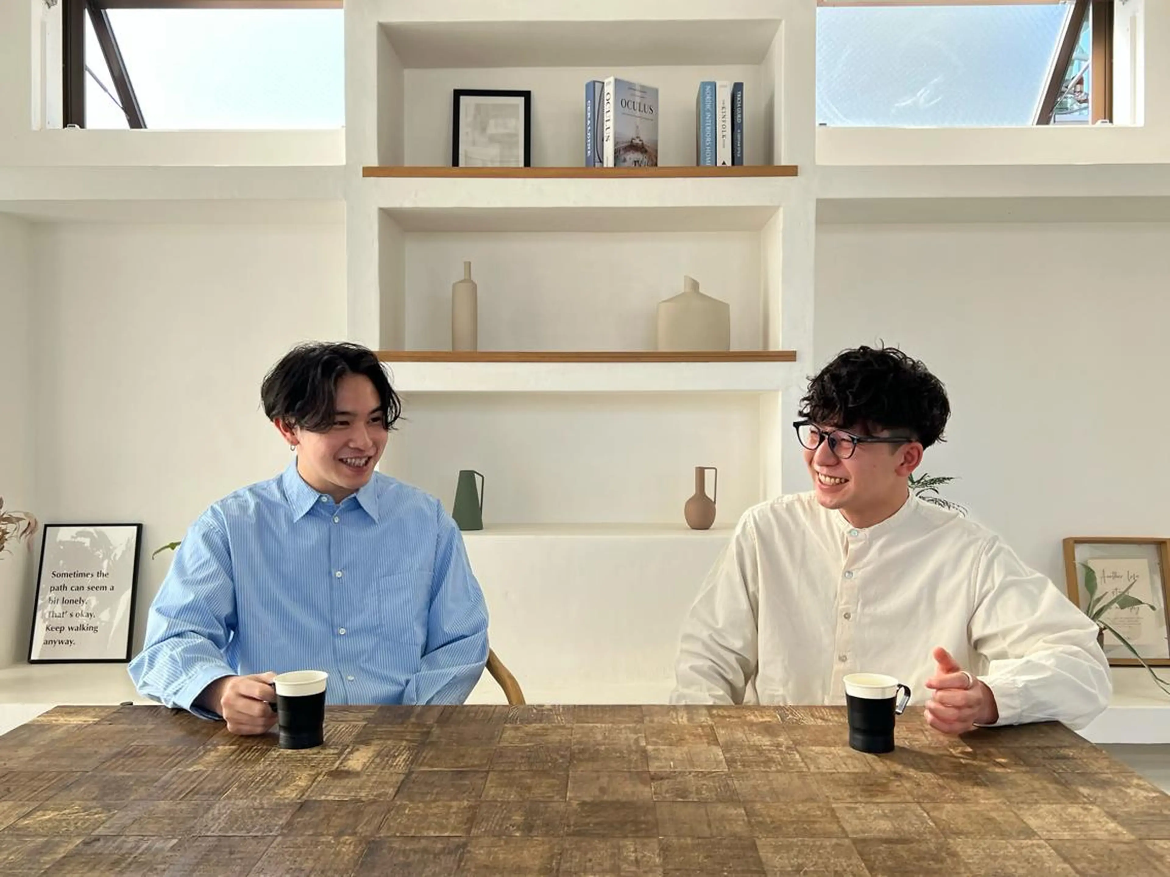 メンズ センターパート フェードカット マッシュウルフ マッシュ メンズパーマ 渥美祐耶 【メンズカット】のヘアスタイル