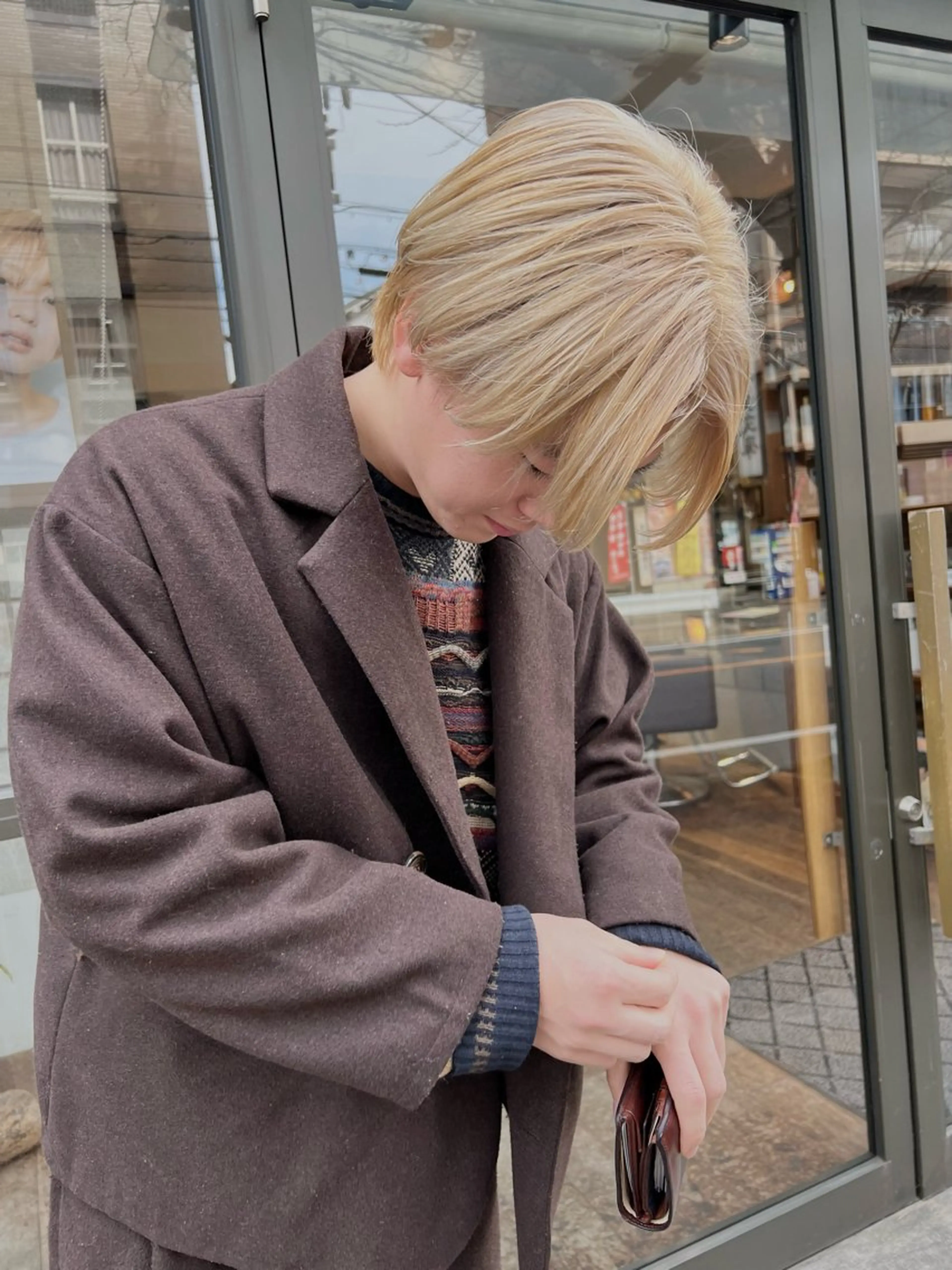 メンズ メンズブリーチ ヘアカラー 松本  夏海のヘアスタイル