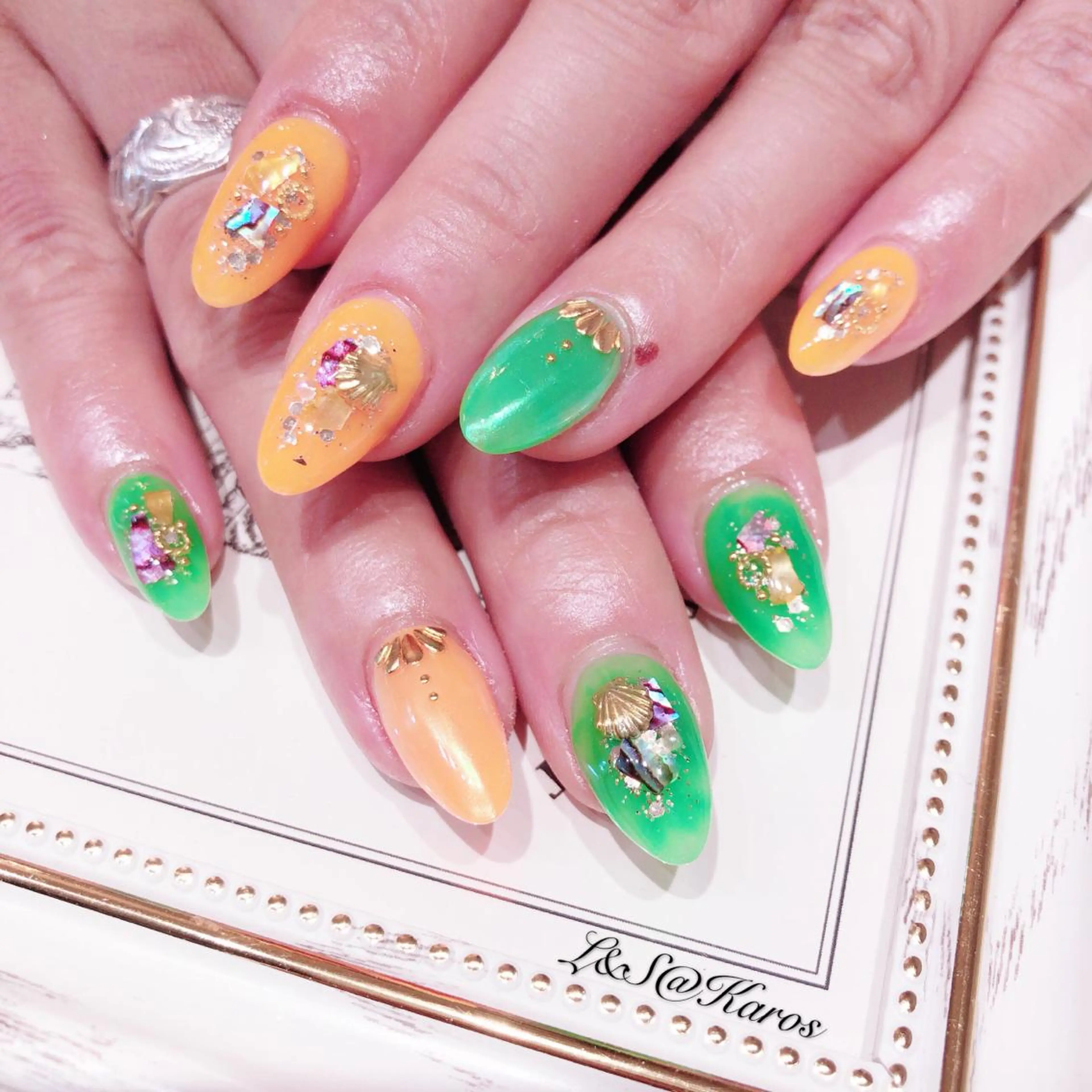 ネイル ハンドネイル L&S@Karos所属・L&S@ Karosのネイルデザイン