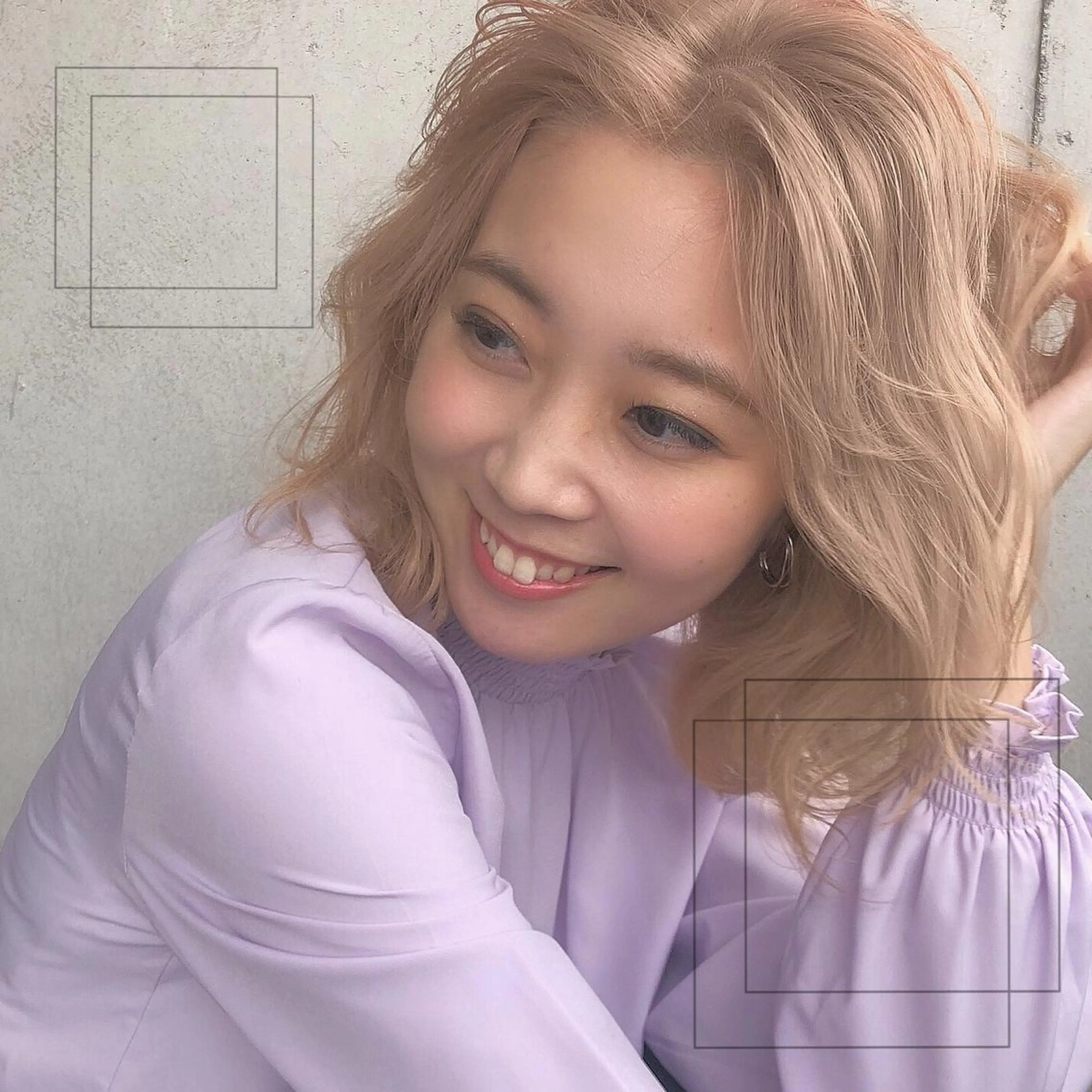 ミディアム カラー ヘアアレンジ 🍊千葉 未来🍊店長のヘアスタイル