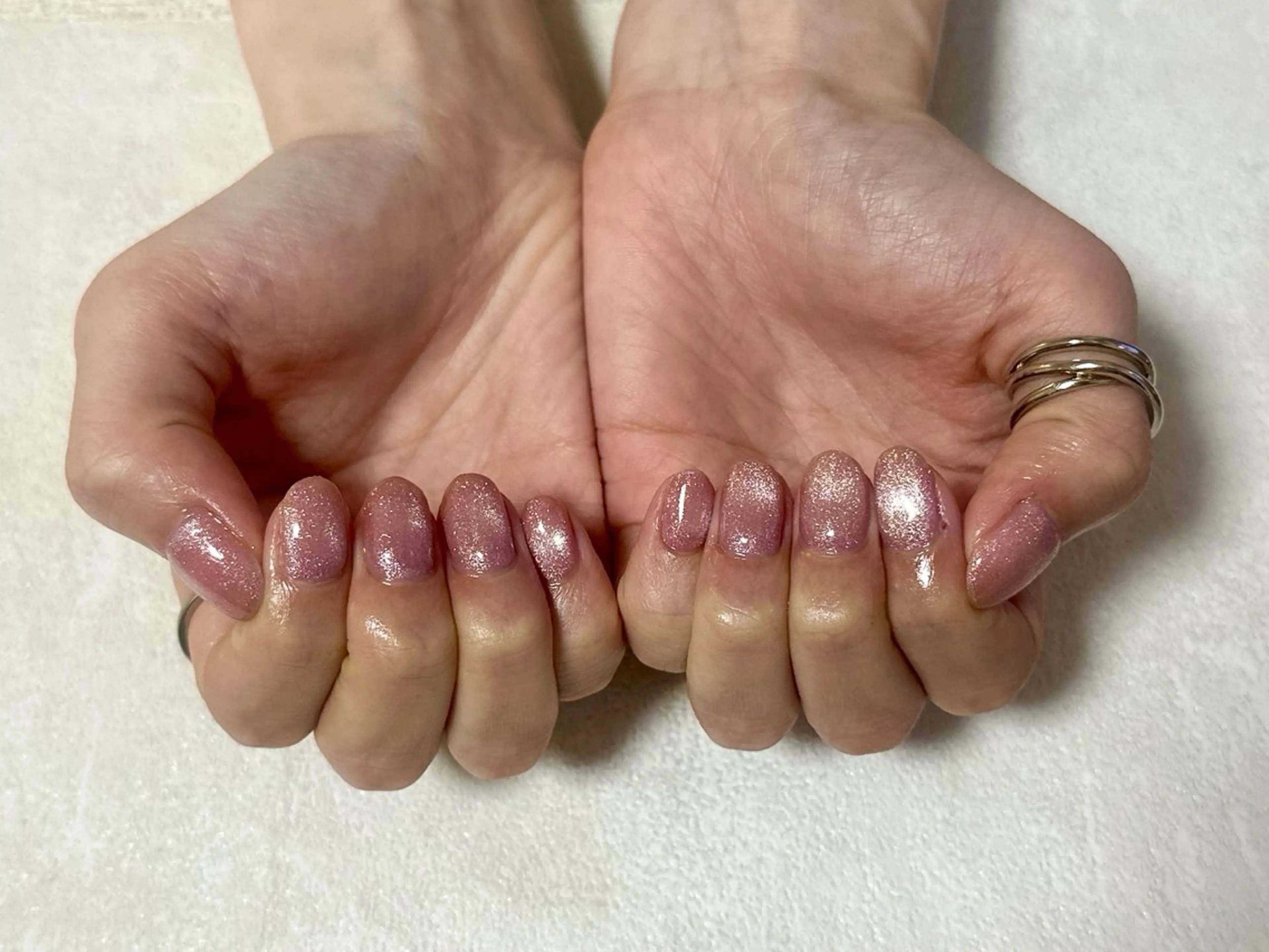 ネイル オーロラネイル 桜ネイル フラワーネイル フットネイル フレンチネイル ハンドネイル mogunail &blowのネイルデザイン