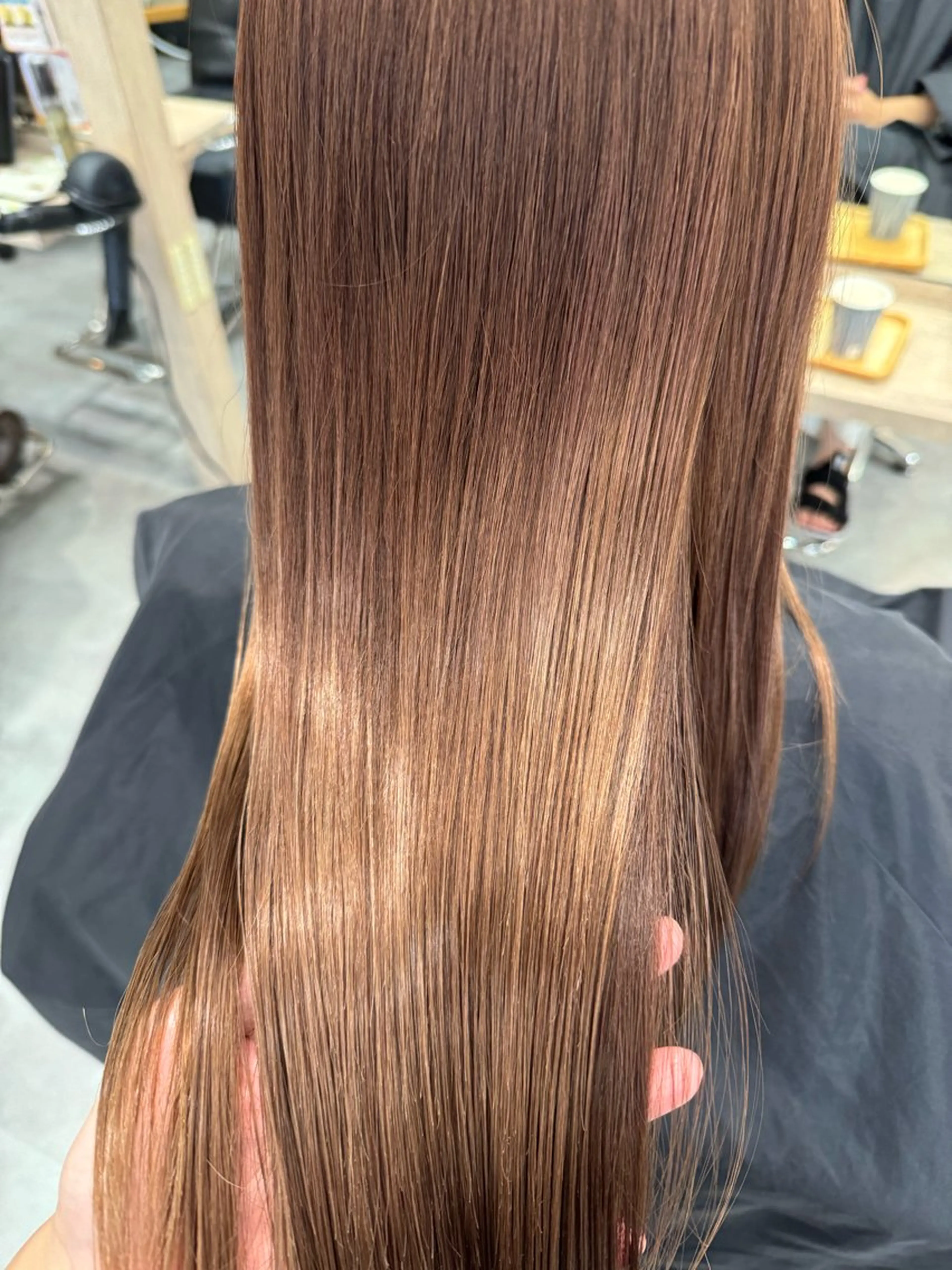 ロング 永田 まどかのヘアスタイル