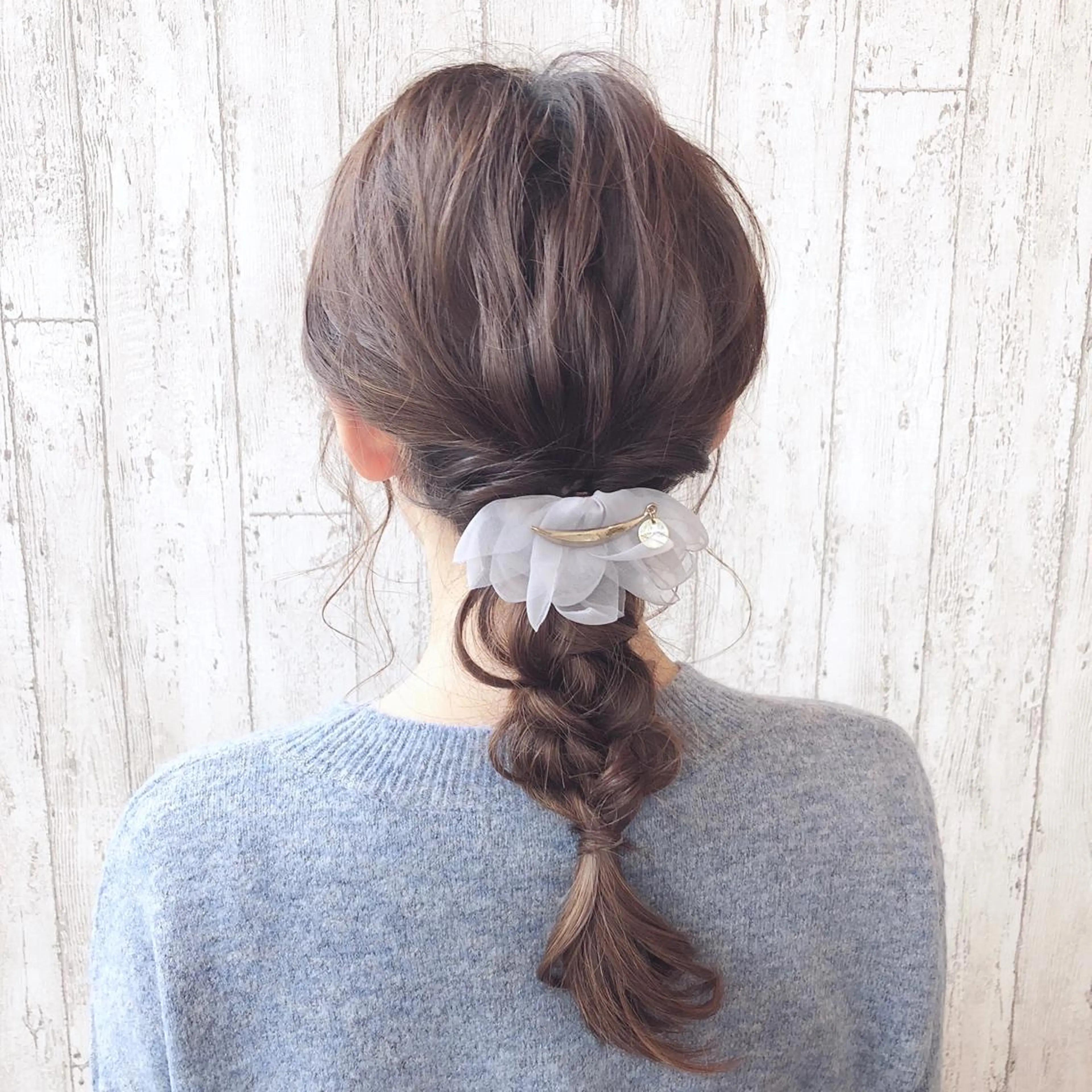 セミロング ヘアアレンジ 髪質改善💍 natsukiのヘアスタイル