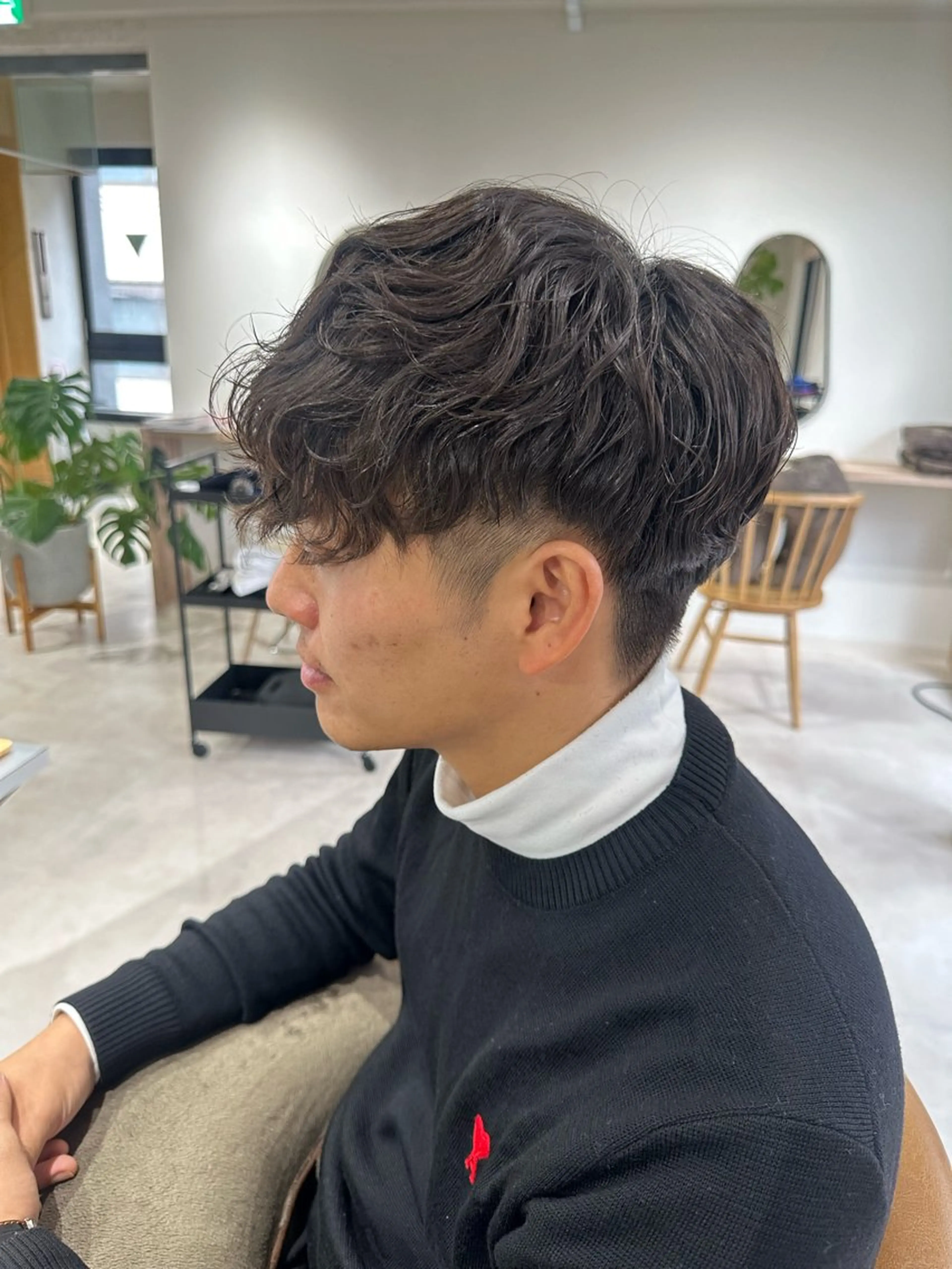 パーマ メンズ スペインカール カット パーマ トリートメント 🎀似合わせカット/ ボブ/佐瀬千枝🎀のヘアスタイル