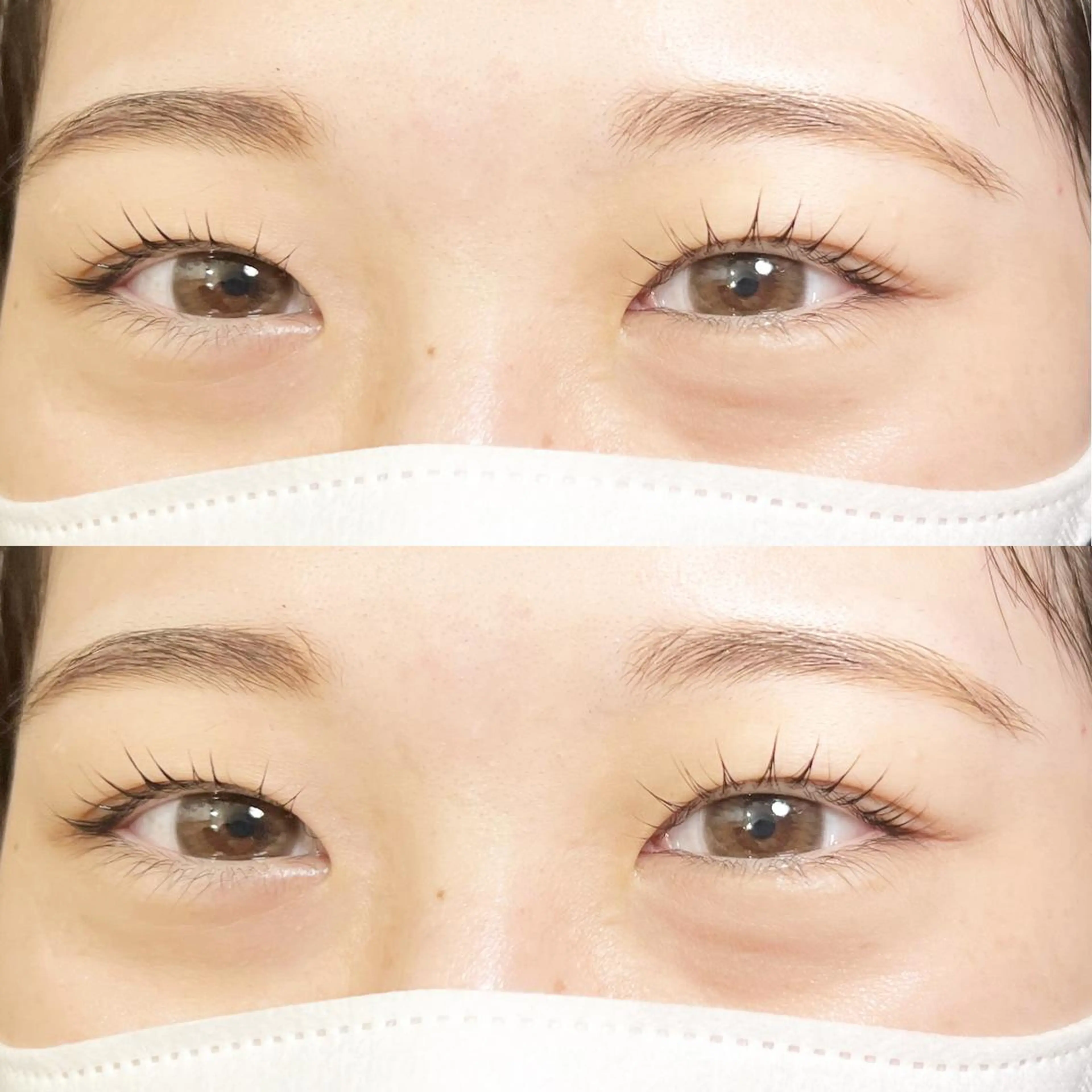 マツエク・マツパ アイブロウ フラットラッシュ パリジェンヌラッシュリフト まつげパーマ 下まつげエクステ 一重×まつ毛パーマ Cherie Kawaguchiのマツエク・マツパデザイン