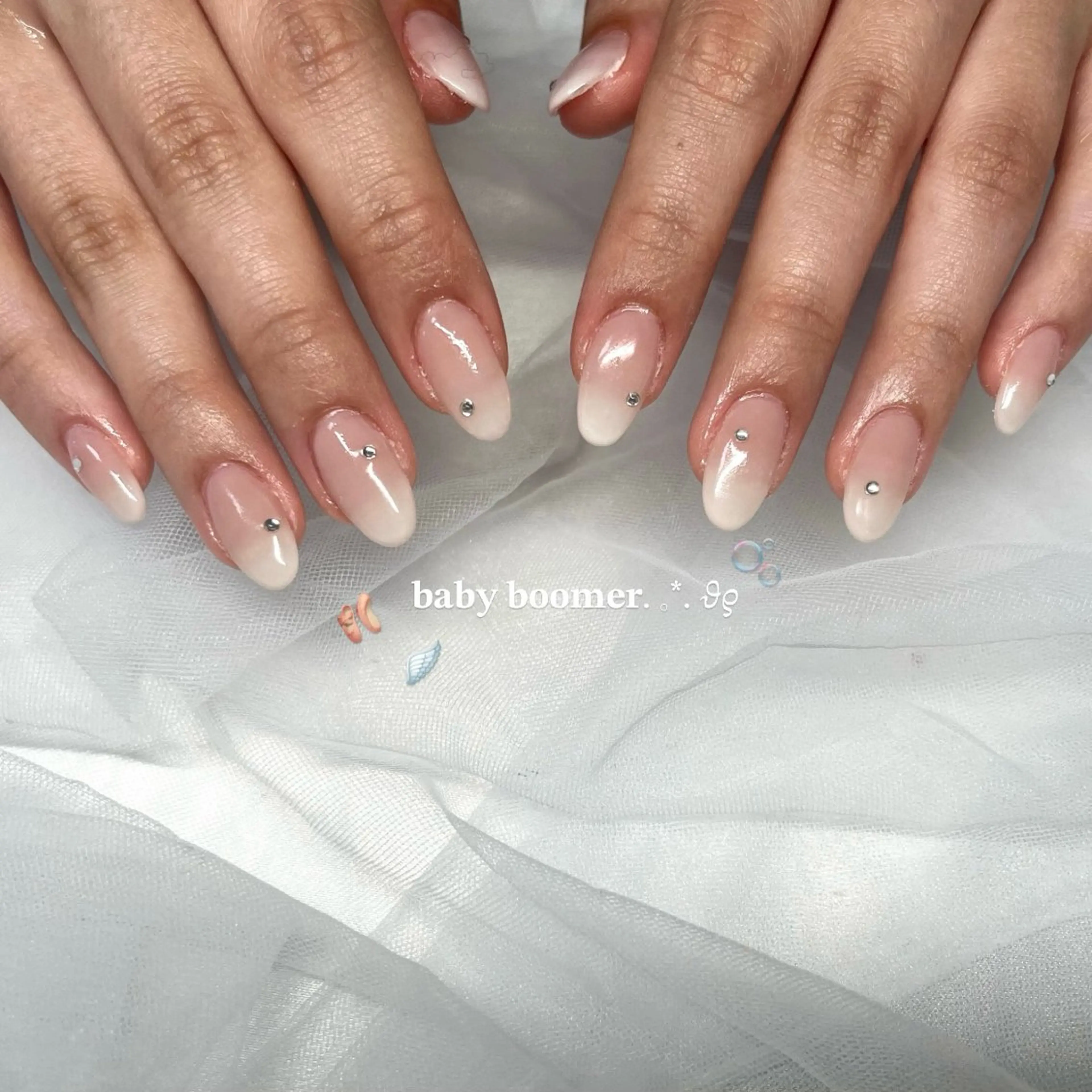 ネイル 長さ出し フラッシュネイル ジェルネイル マグネットネイル 持ち込み ハンドネイル 🌷Gemini nami🌷のネイルデザイン