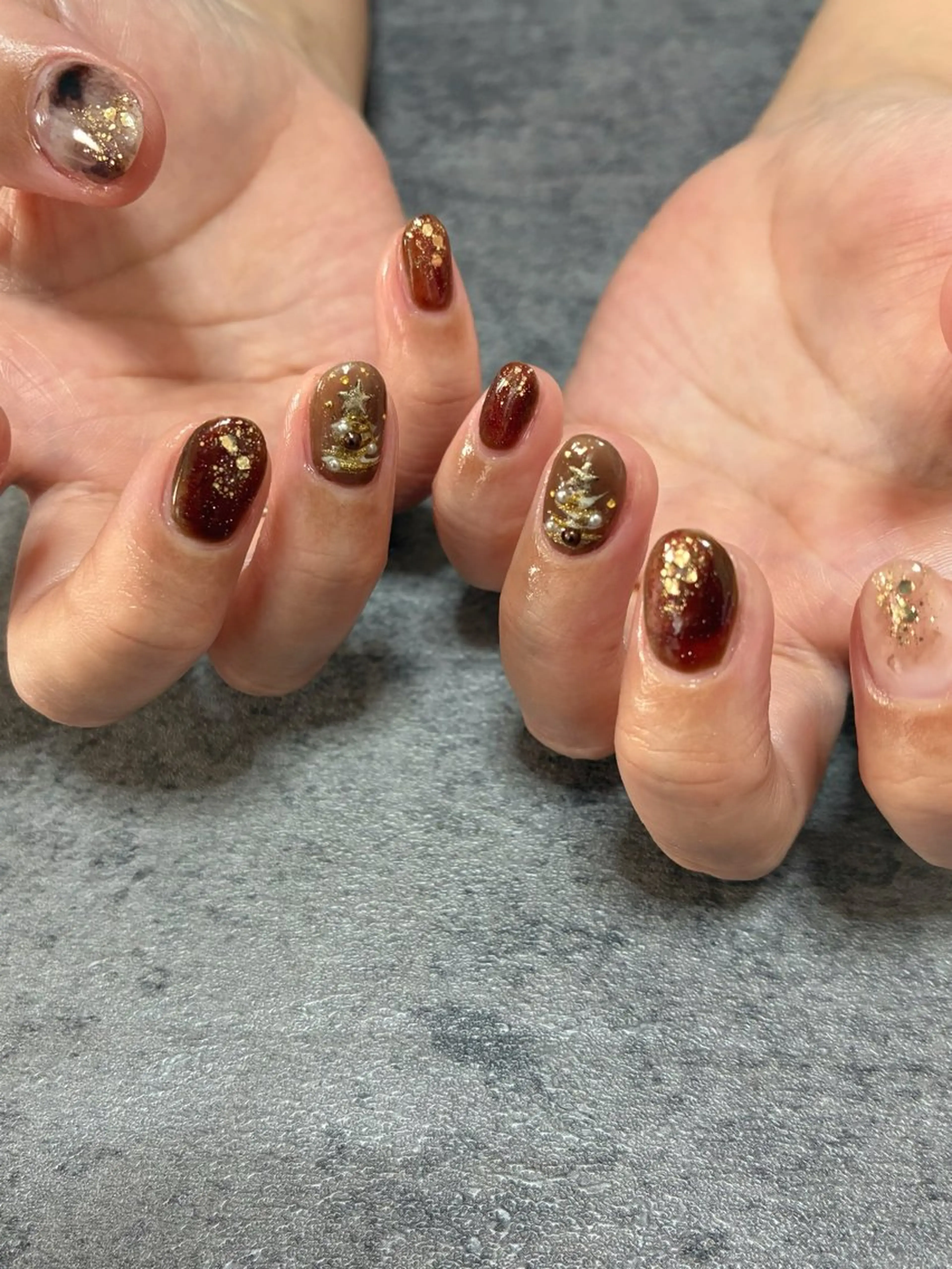 ネイル 冬ネイル クリスマス shiki_nail 🪐のネイルデザイン