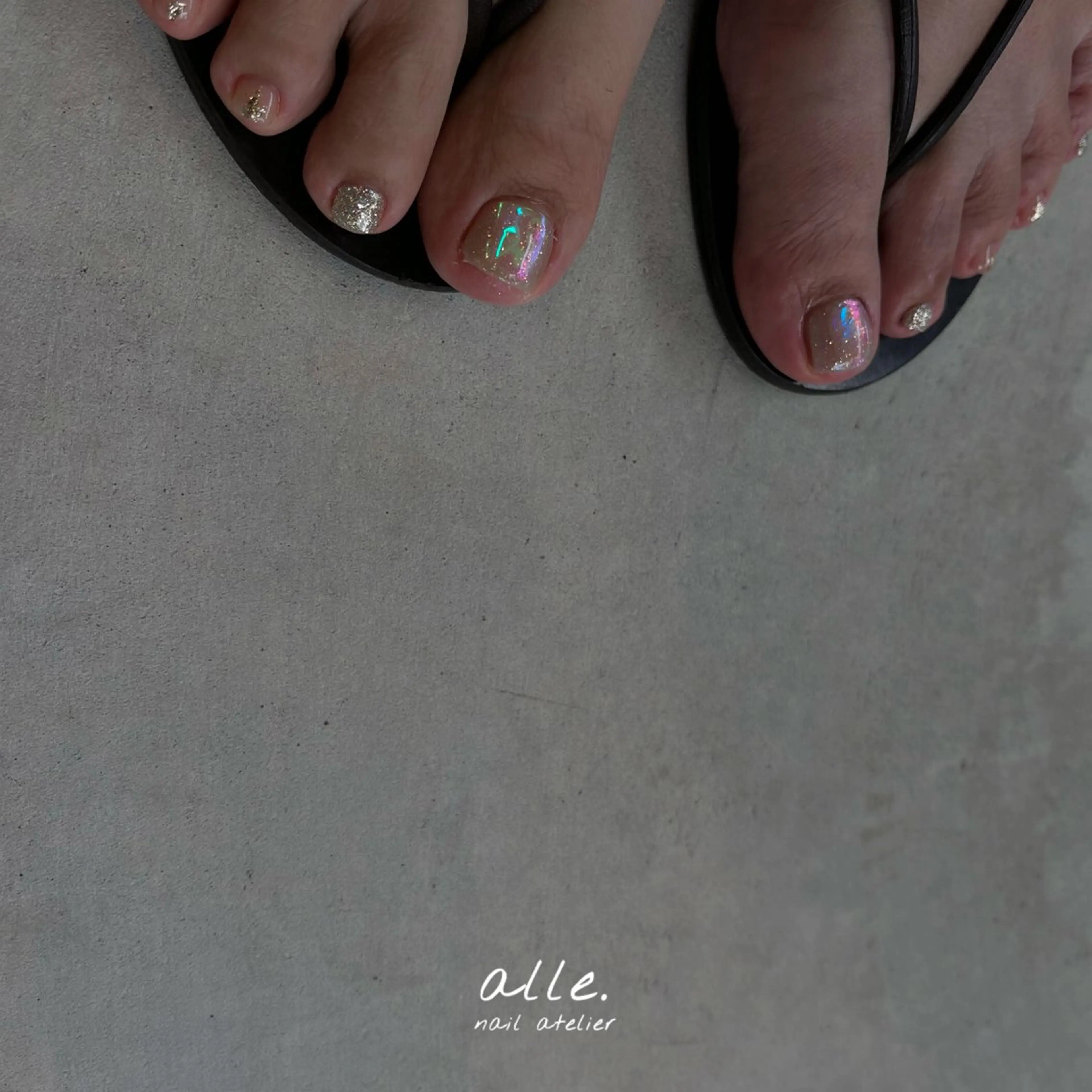 ネイル フットネイル atelier alle.のネイルデザイン
