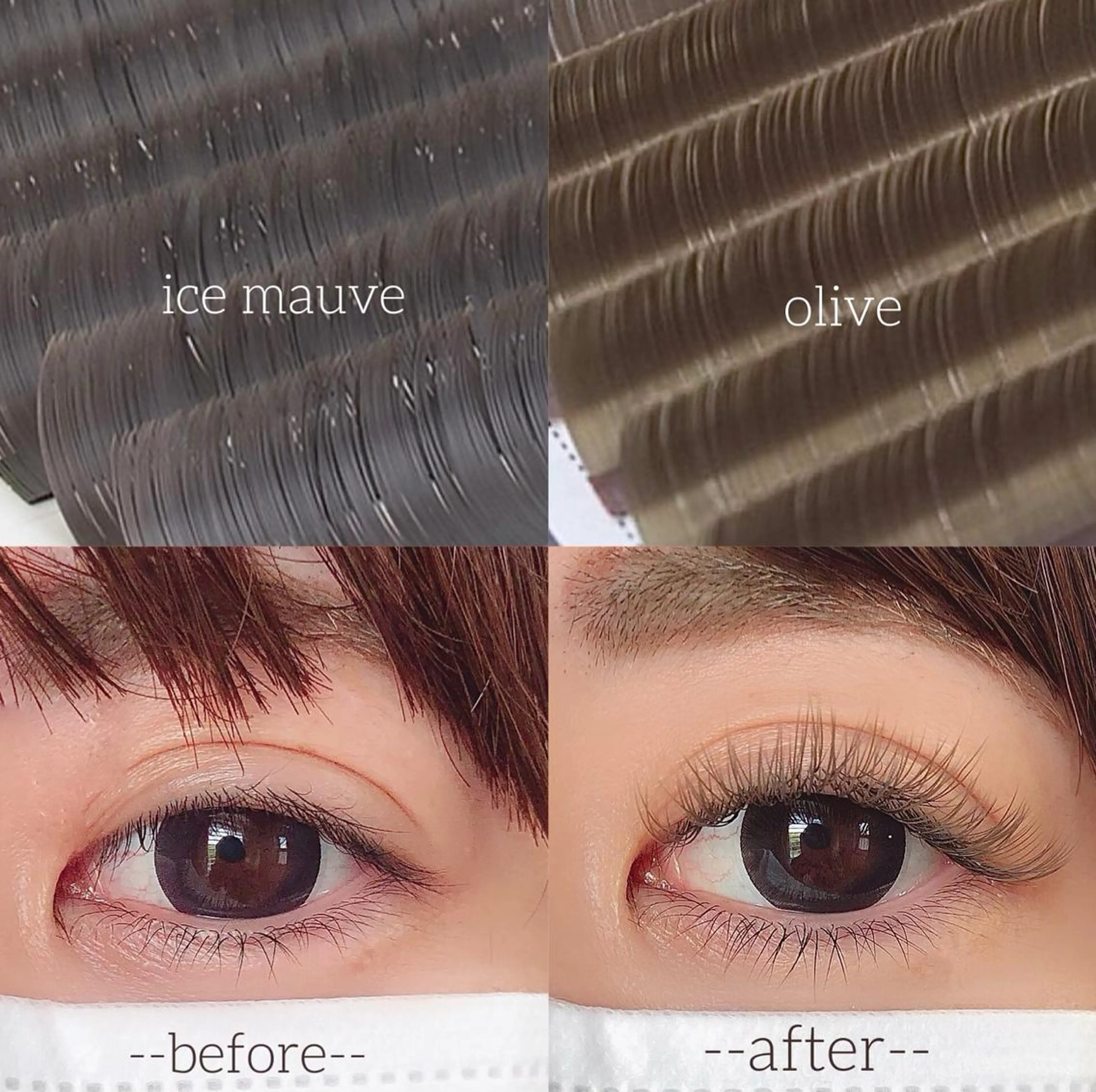 マツエク・マツパ バインドロック Hug me eyelashのマツエク・マツパデザイン