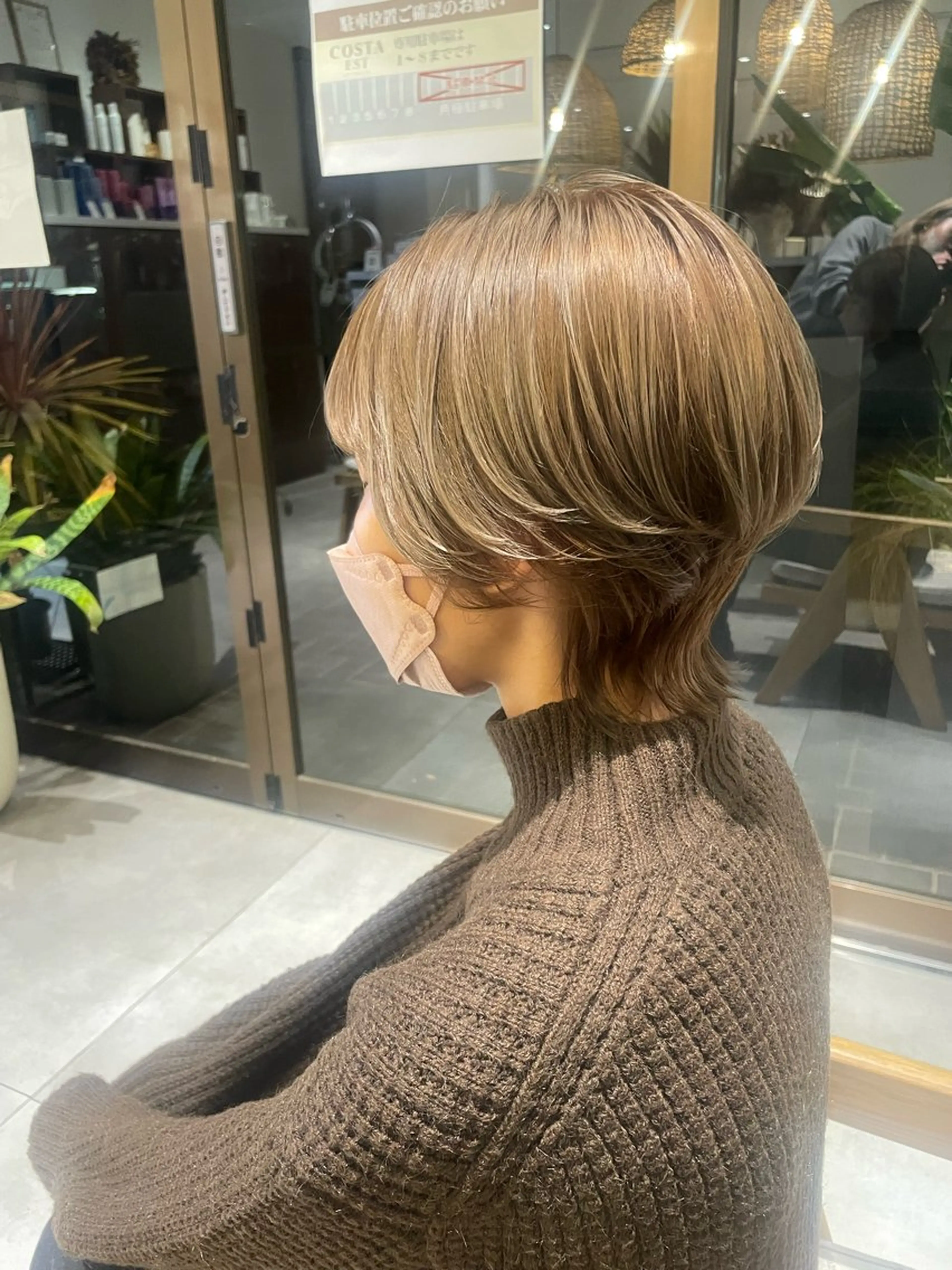 ショート ショートヘア 富田 紗世のヘアスタイル