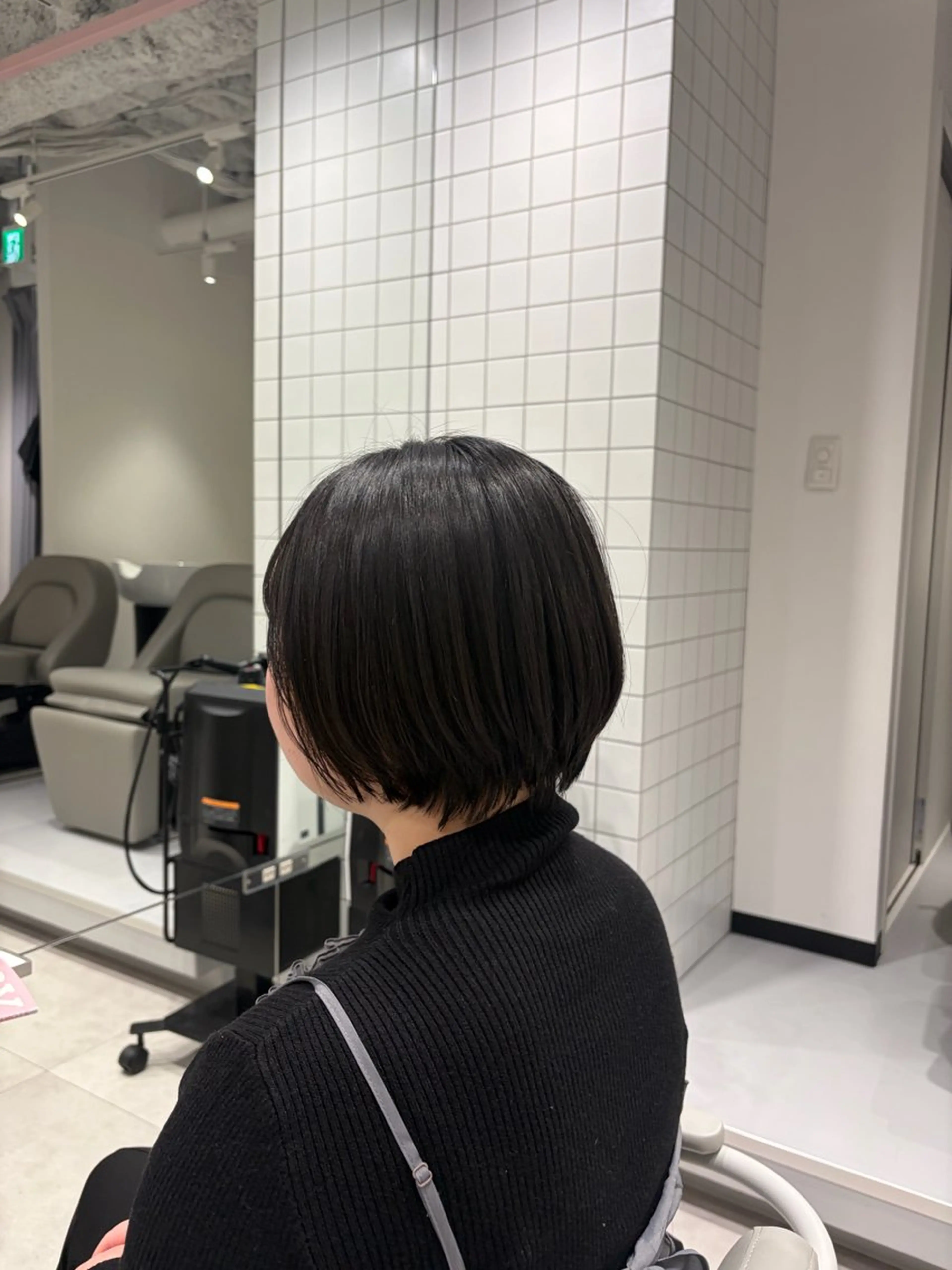 ショート ショートボブ ボブ ショートヘア レイヤー♡ 石川優奈のヘアスタイル