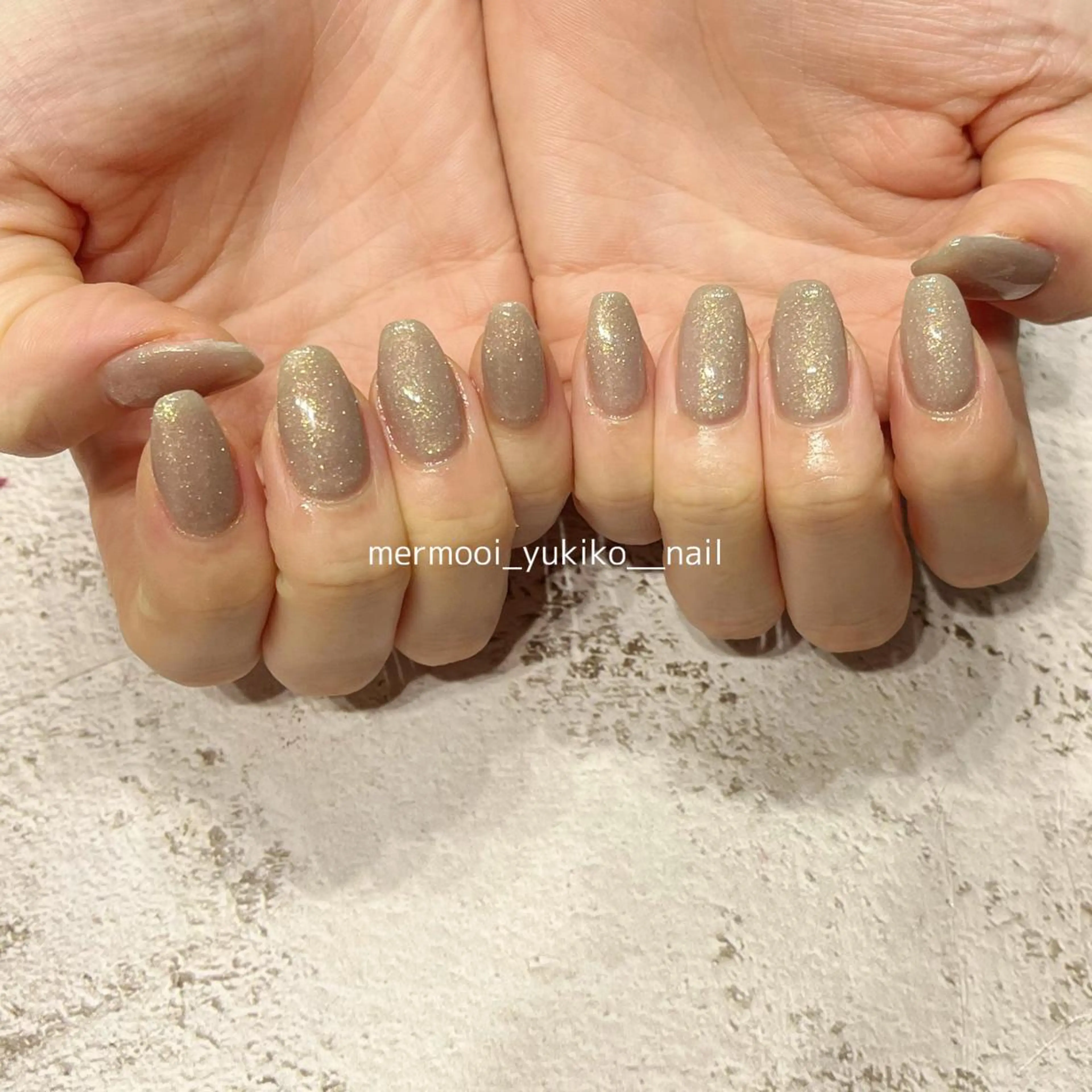 ネイル アートネイル ロングネイル オフィスネイル ワンカラーネイル シンプルネイル ハンドネイル mermooi所属・melumooi nailのネイルデザイン