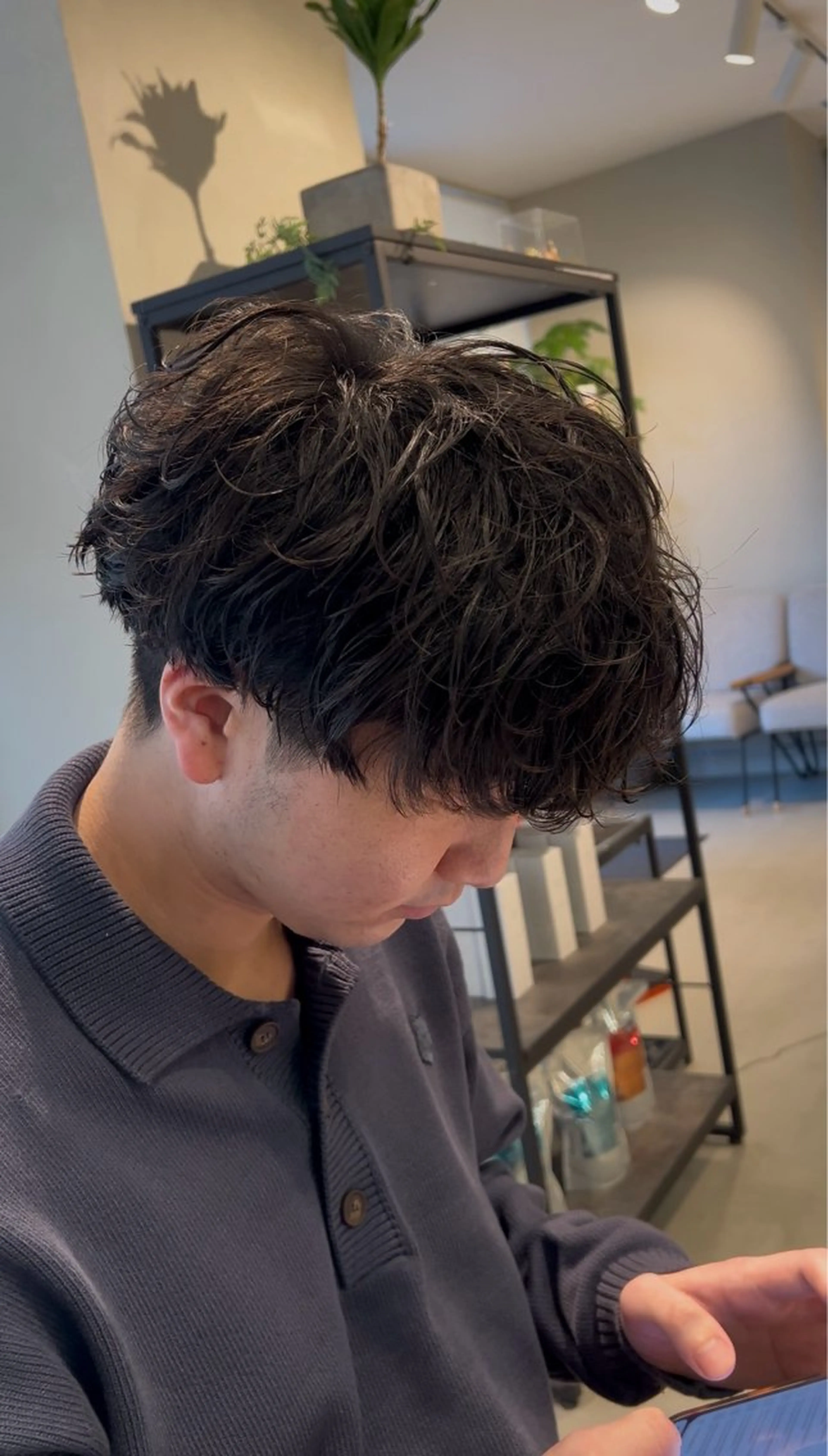 パーマ メンズ 小島 滉太のヘアスタイル