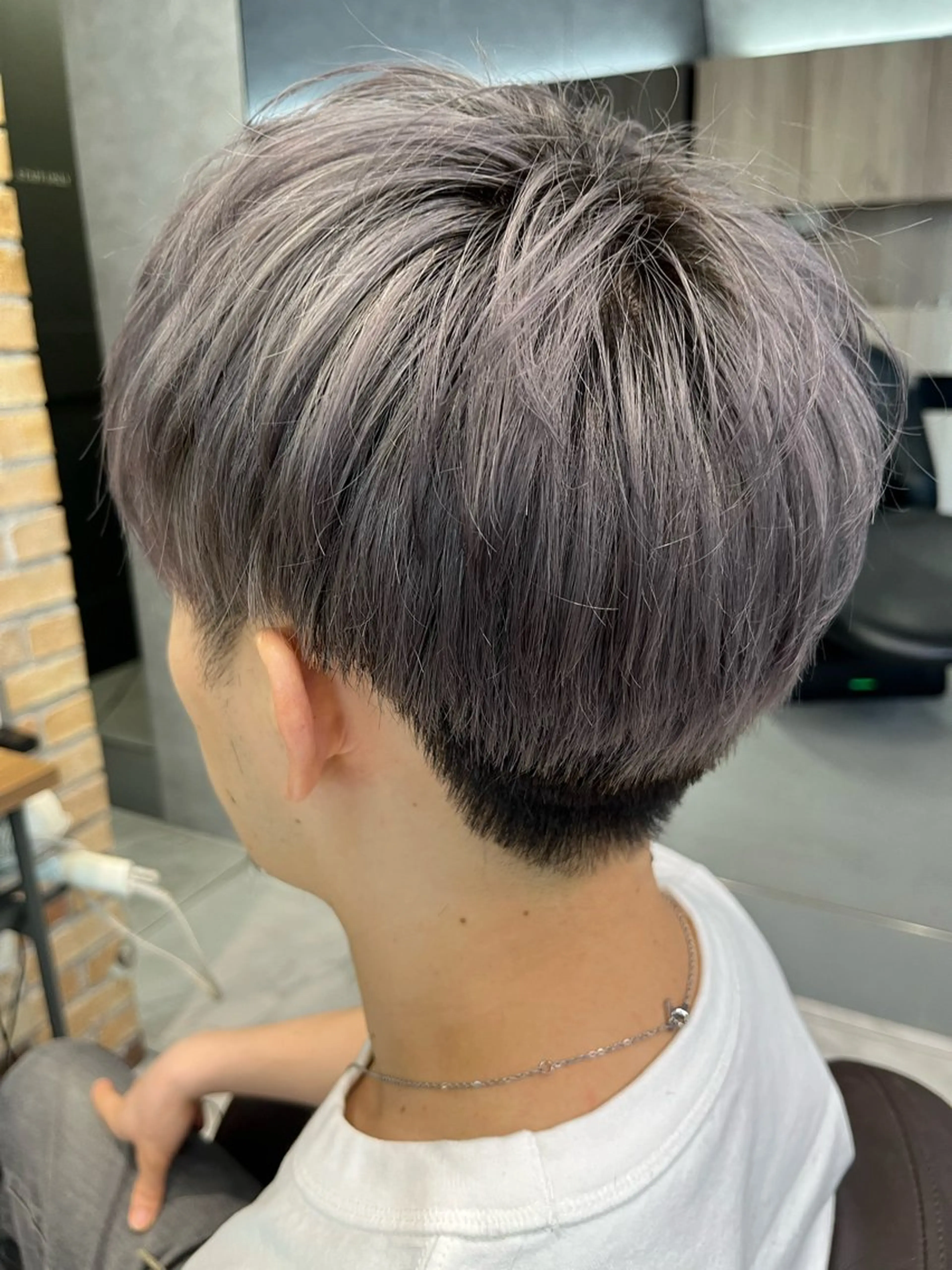 ショート ヘアカラー トリートメント LucksiMie ginza  明松のヘアスタイル