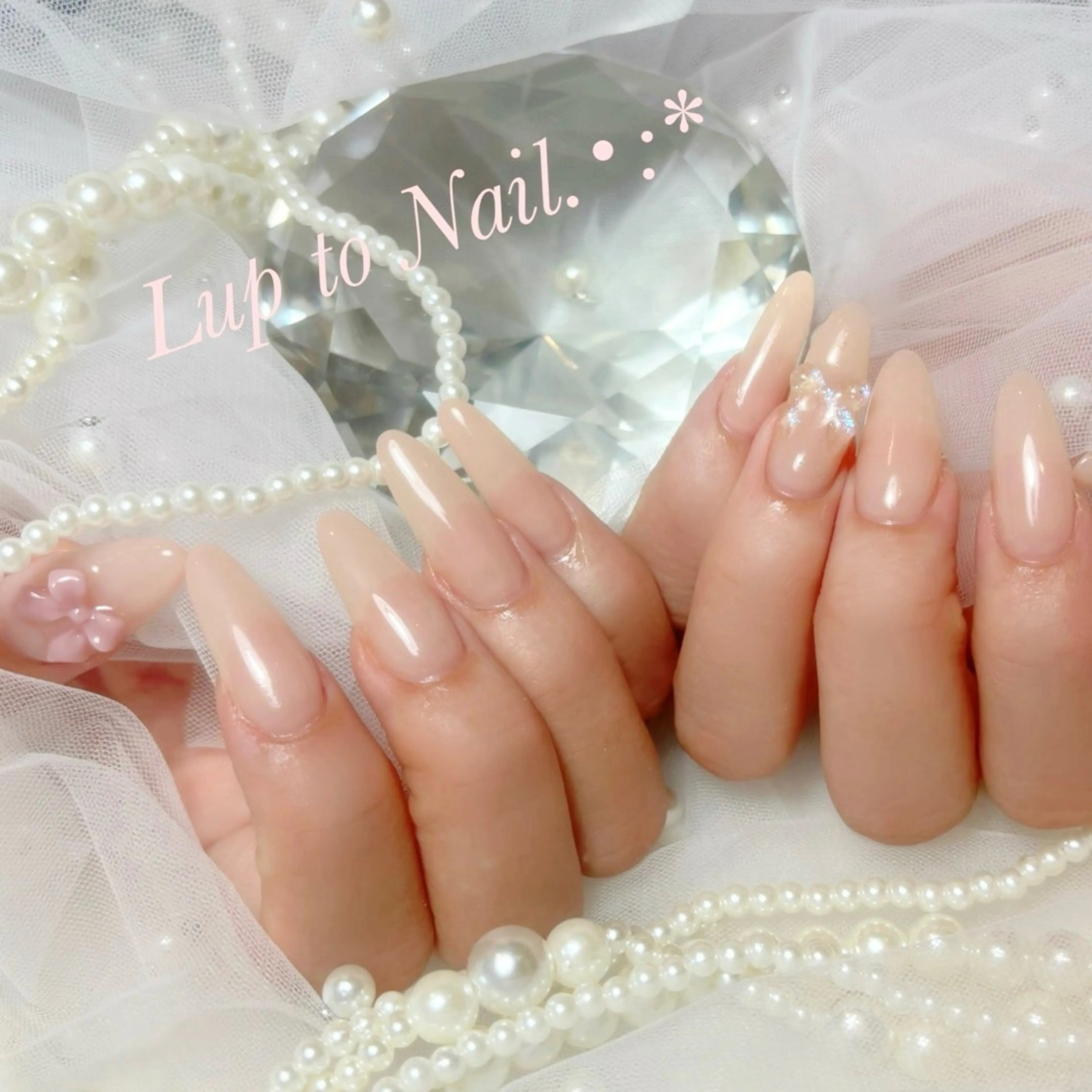 ネイル 春ネイル Lupto　Nail 【リップトゥネイル】のネイルデザイン