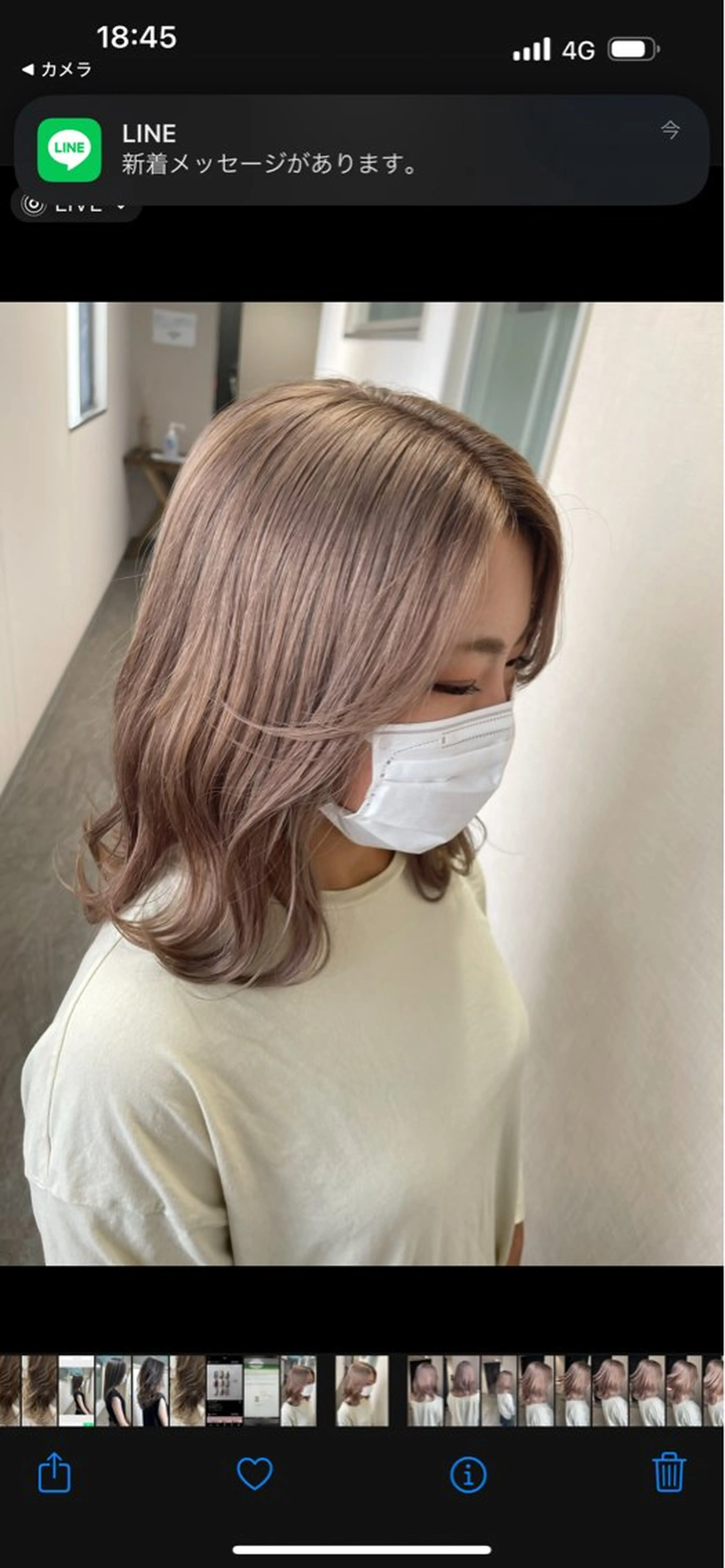 ミディアム カラー ブリーチ ブラウンカラー 透明感カラー ダブルカラー グレージュ ヘアカラー 松井那津子 /ハイライトブリーチのヘアスタイル