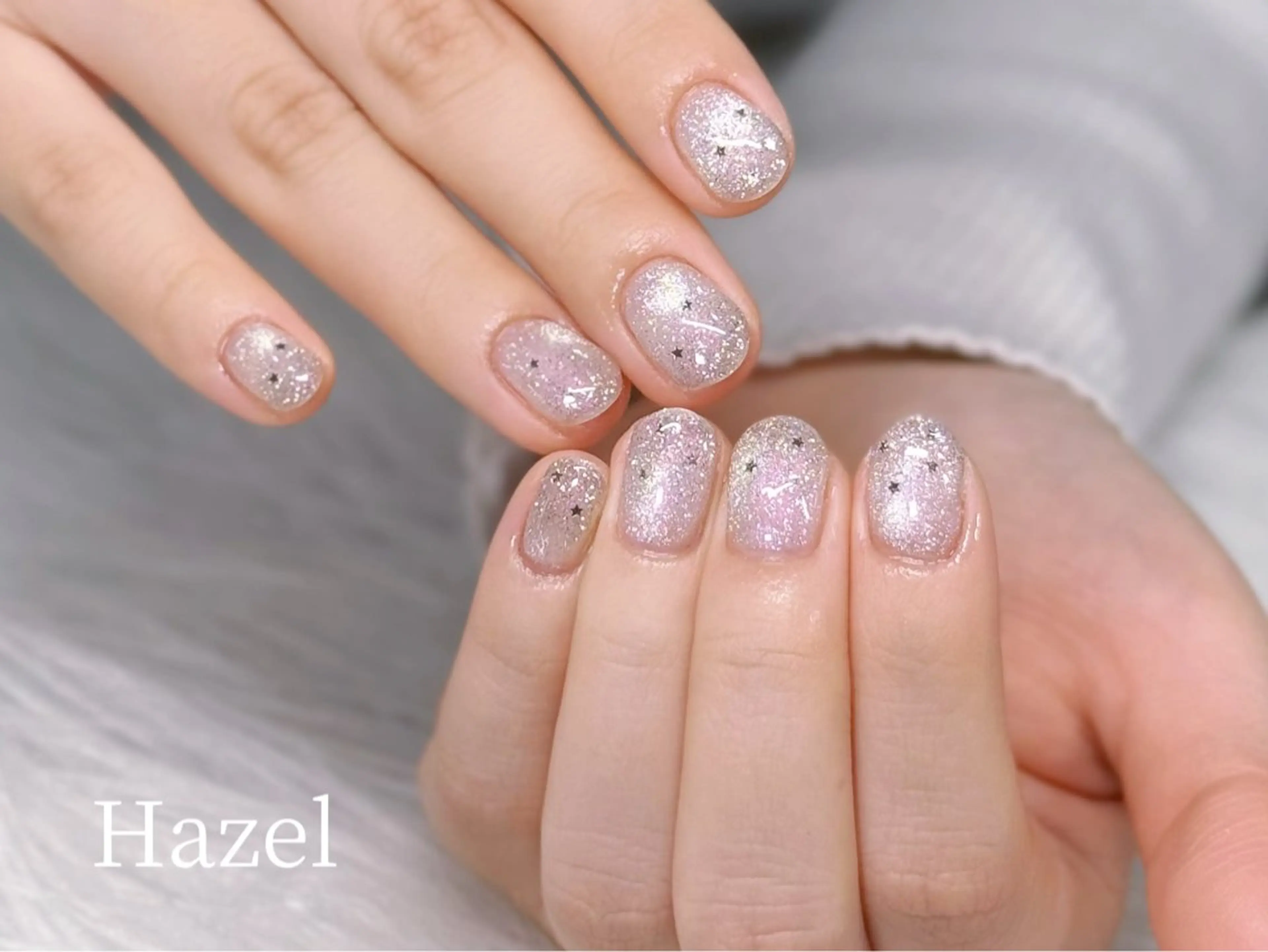 💍【マグネットベース×ラメグラデ】流れ星ネイル🌟サンプルから選択の写真