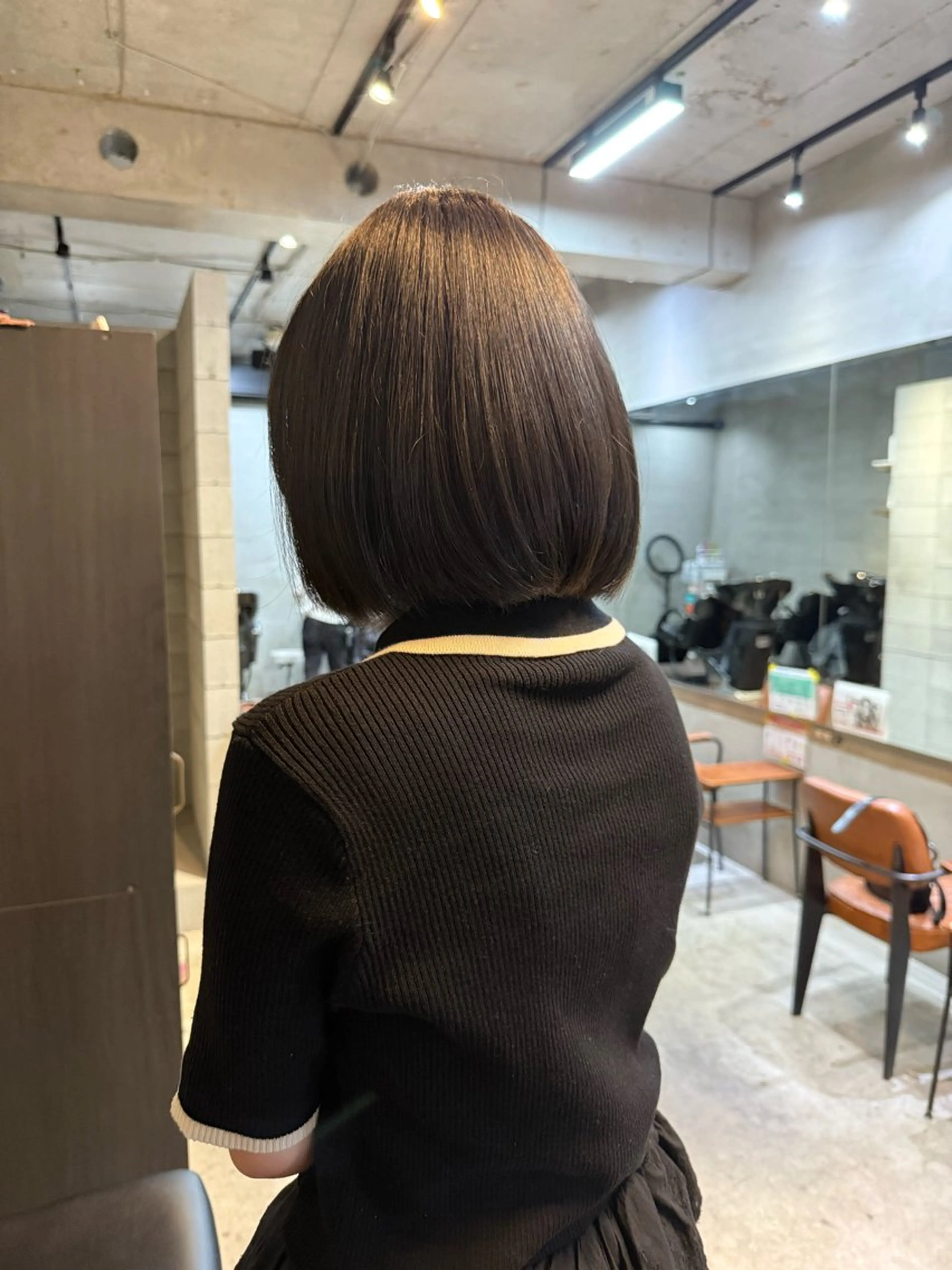 ミディアム カラー アッシュ ラベンダーカラー ラベンダーアッシュ ボブ カット ヘアカラー トリートメント くまがい みゆ【edge.】のヘアスタイル