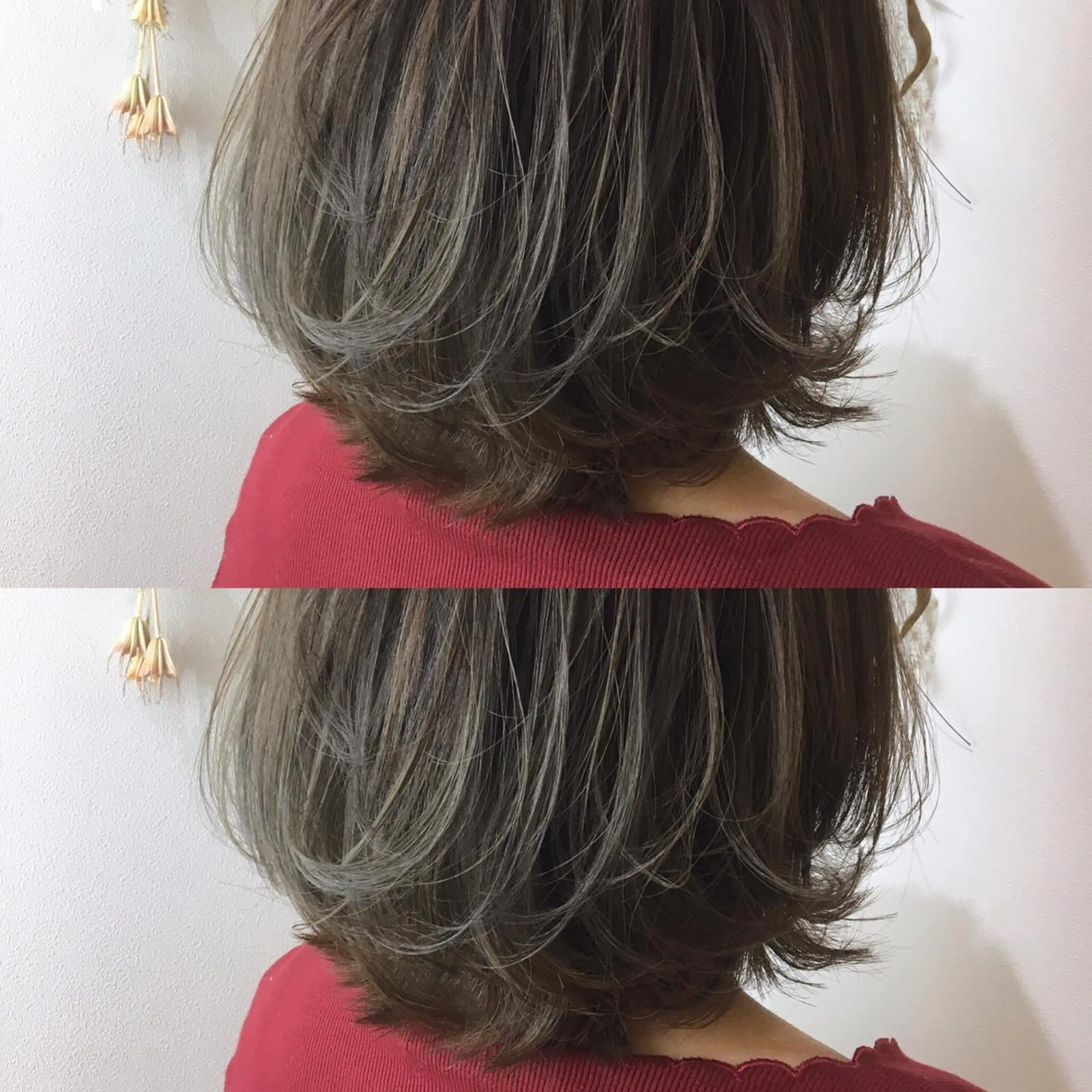 ミディアム カラー カット ヘッドスパ 広がり、まとまらない お悩み改善/ 中田のヘアスタイル