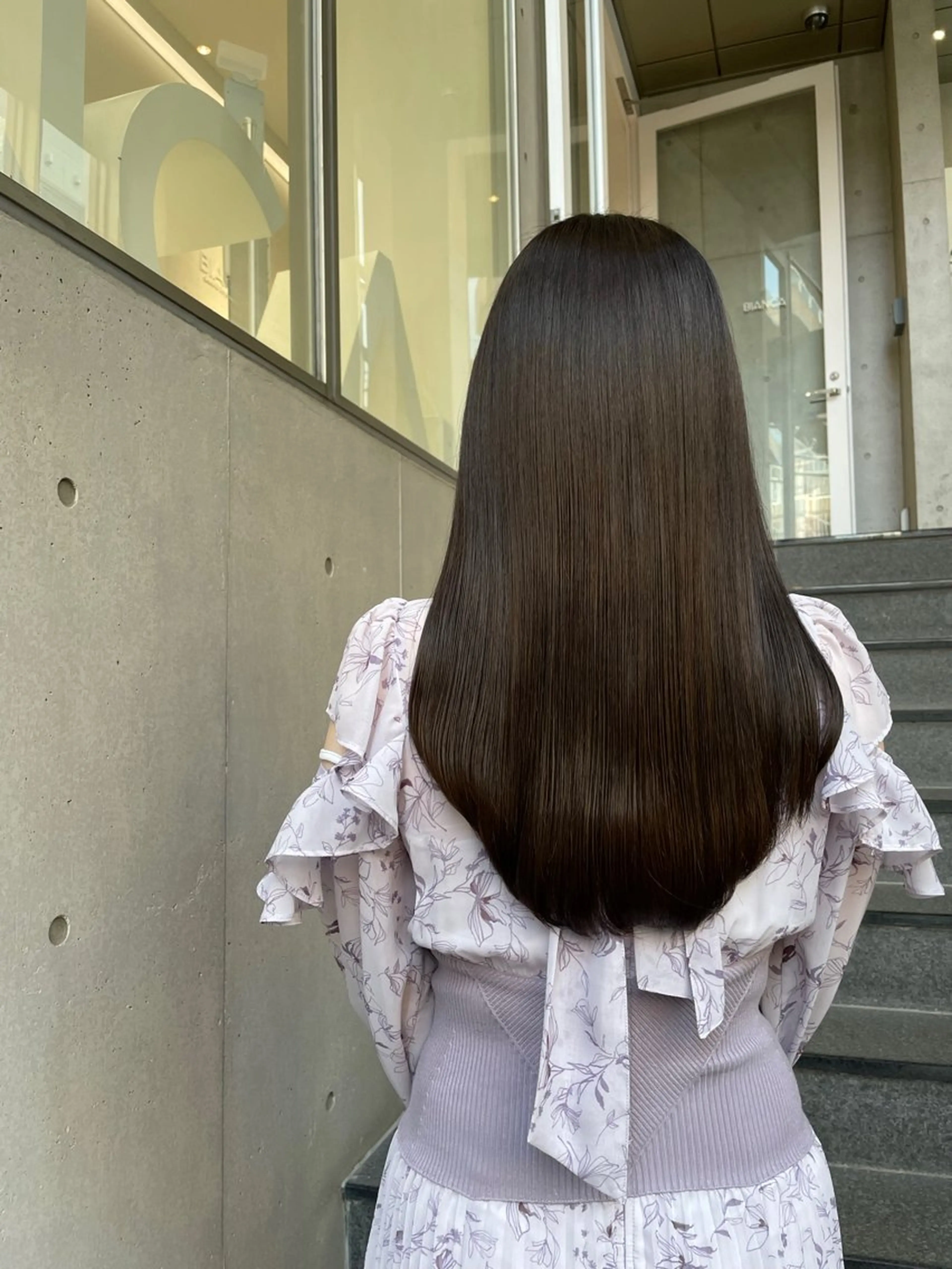 ロング 髪質改善 左近研人のヘアスタイル