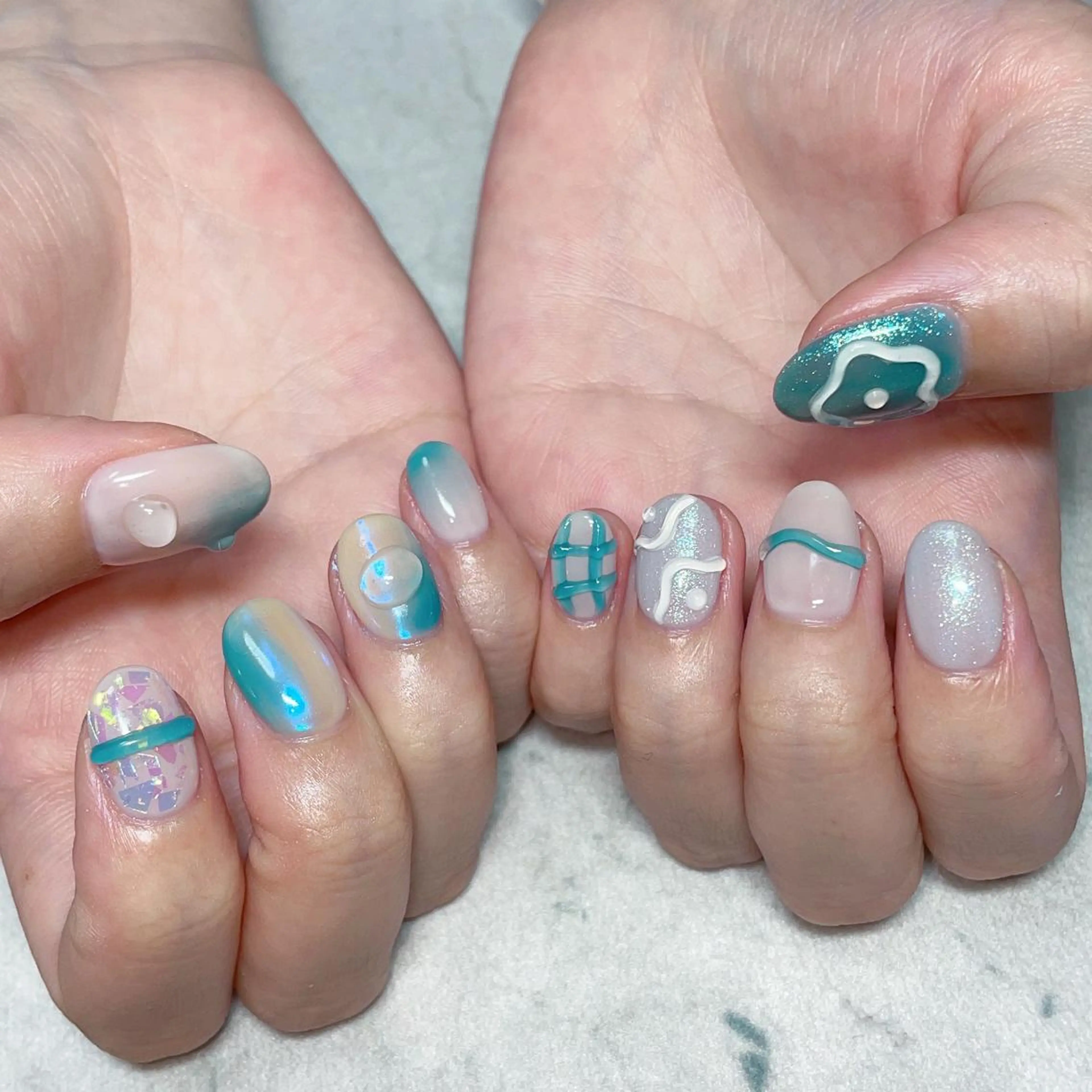 ネイル ハンドネイル Jeremy ♡ HARUKAのネイルデザイン