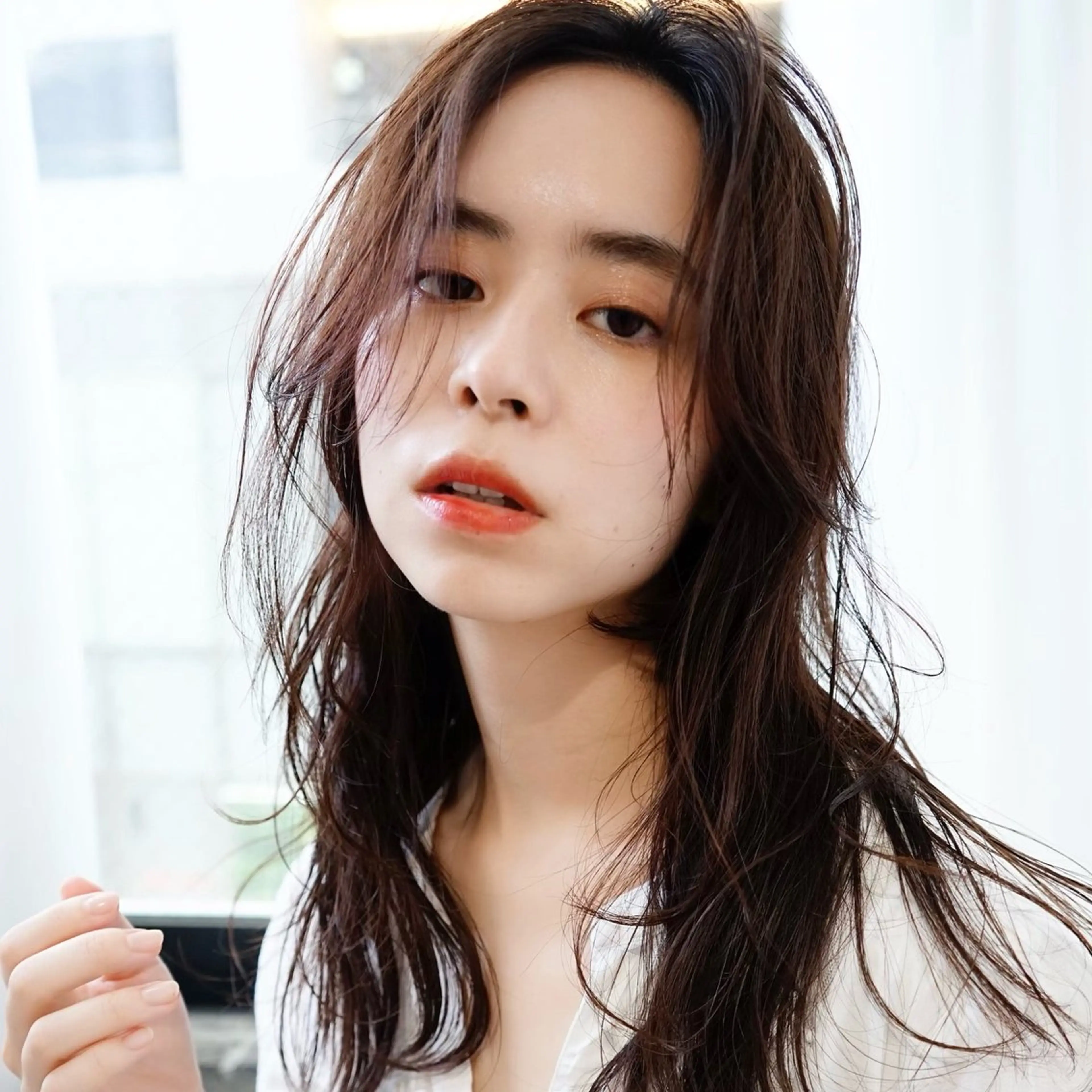 セミロング カット ヘアカラー トリートメント LOST CITY 横浜所属・🪐脱白髪染め 🪐松尾菜々美のヘアスタイル