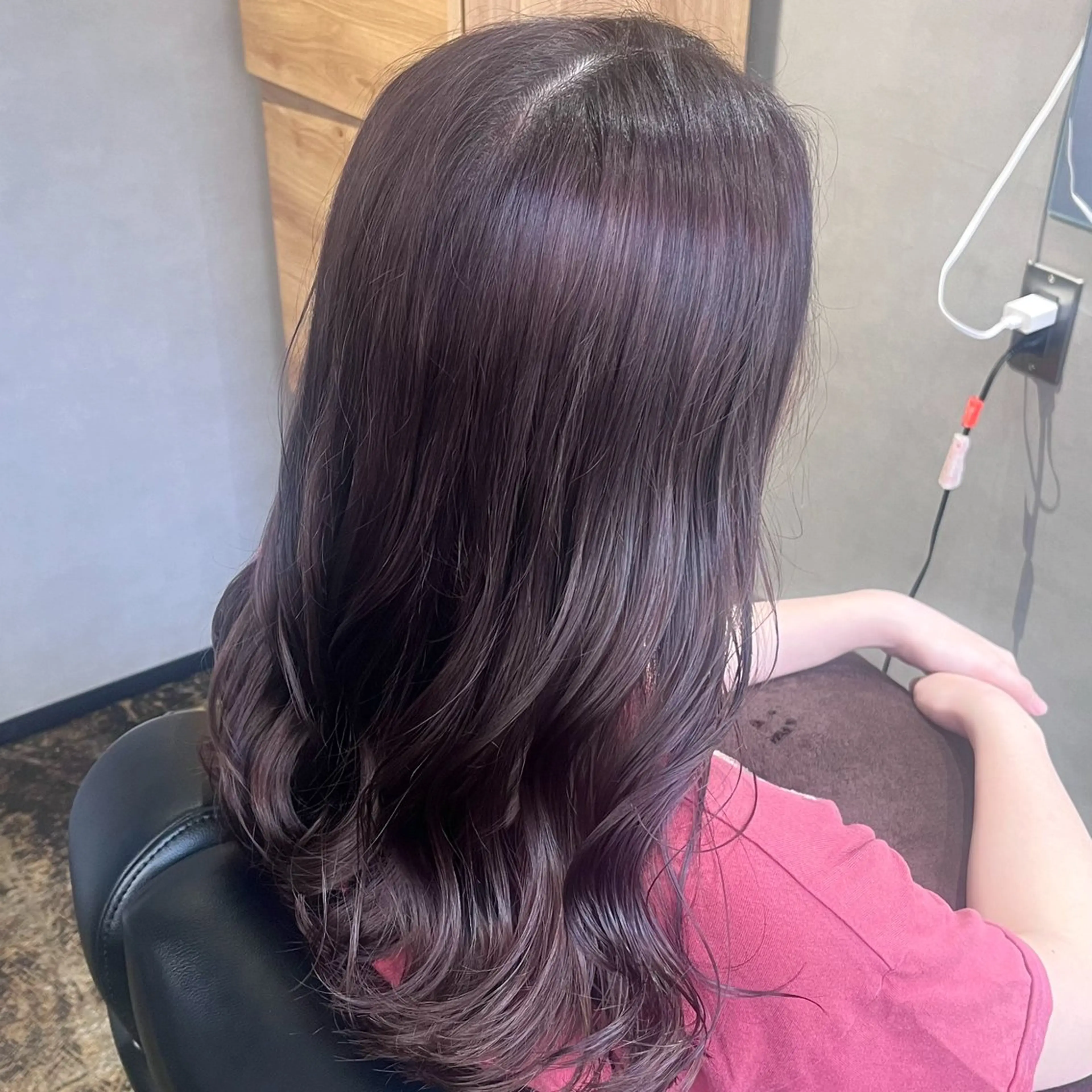 セミロング カラー カット ヘアカラー トリートメント 伊藤 玲衣のヘアスタイル