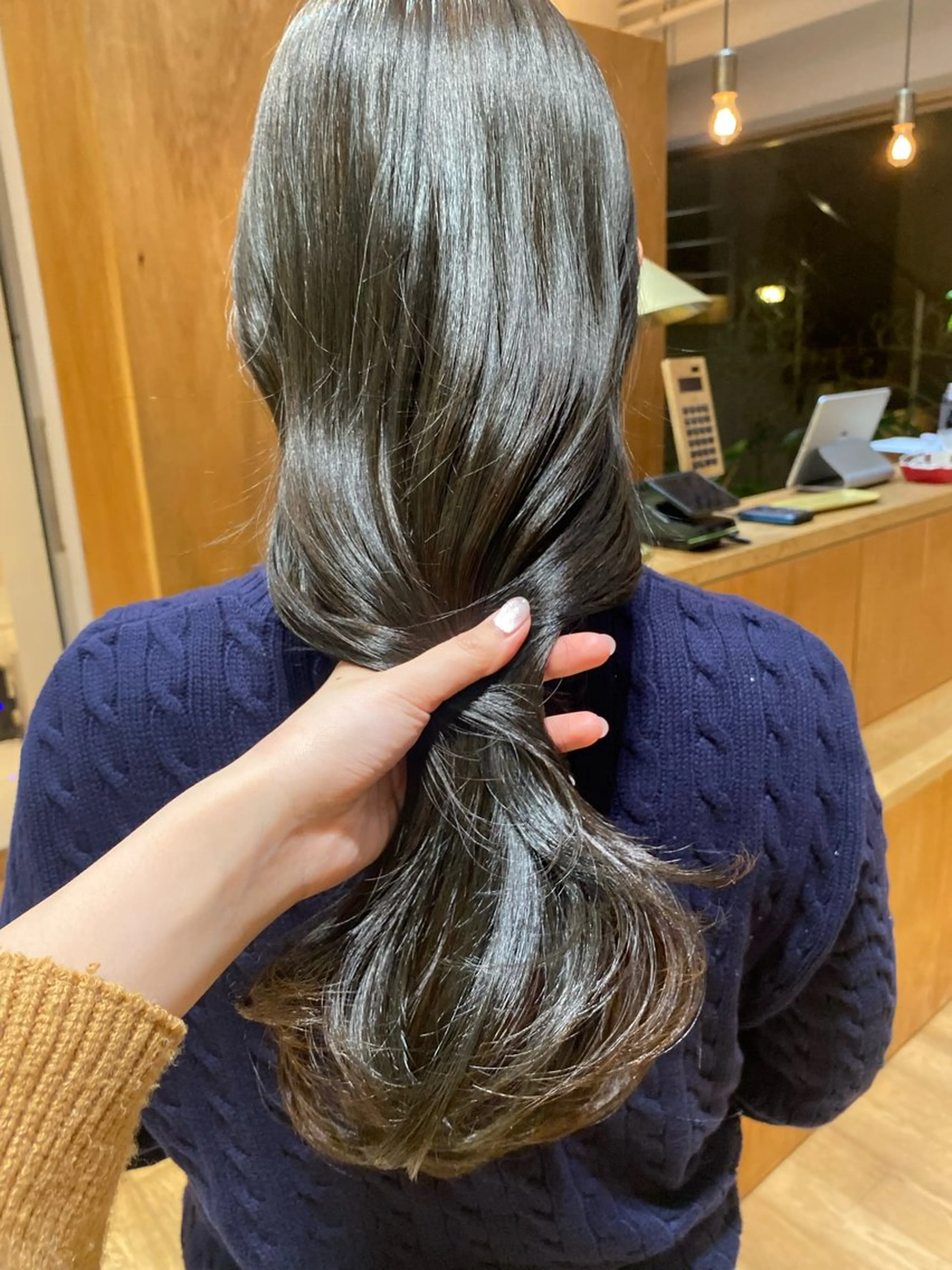 セミロング カラー 🎗️【ヘアセット 美眉】吉川玲🎗️のヘアスタイル