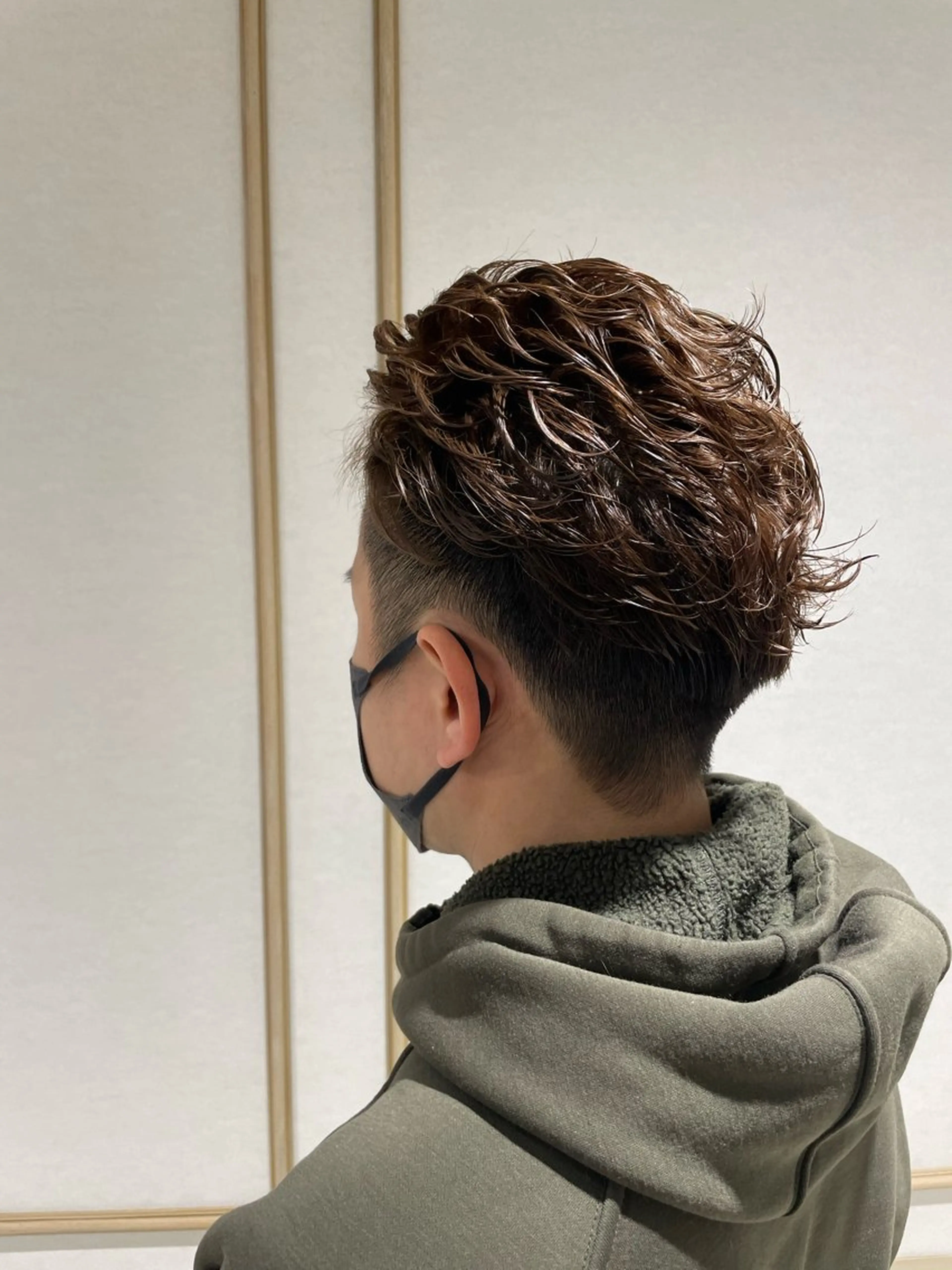 ショート パーマ 日高 拓磨のヘアスタイル