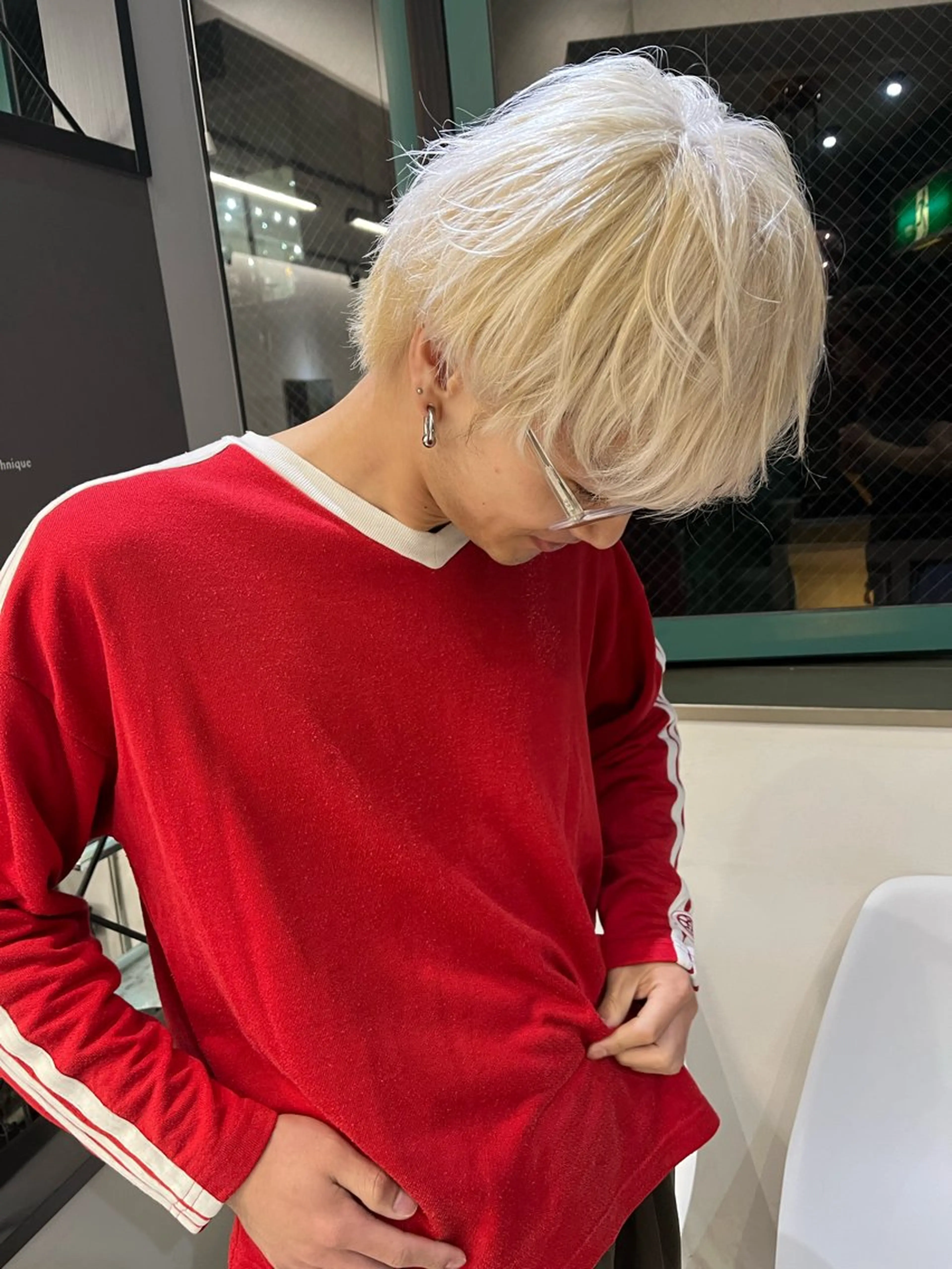 カラー メンズ dao/ミルクティー /ブラウン/ブロンドのヘアスタイル