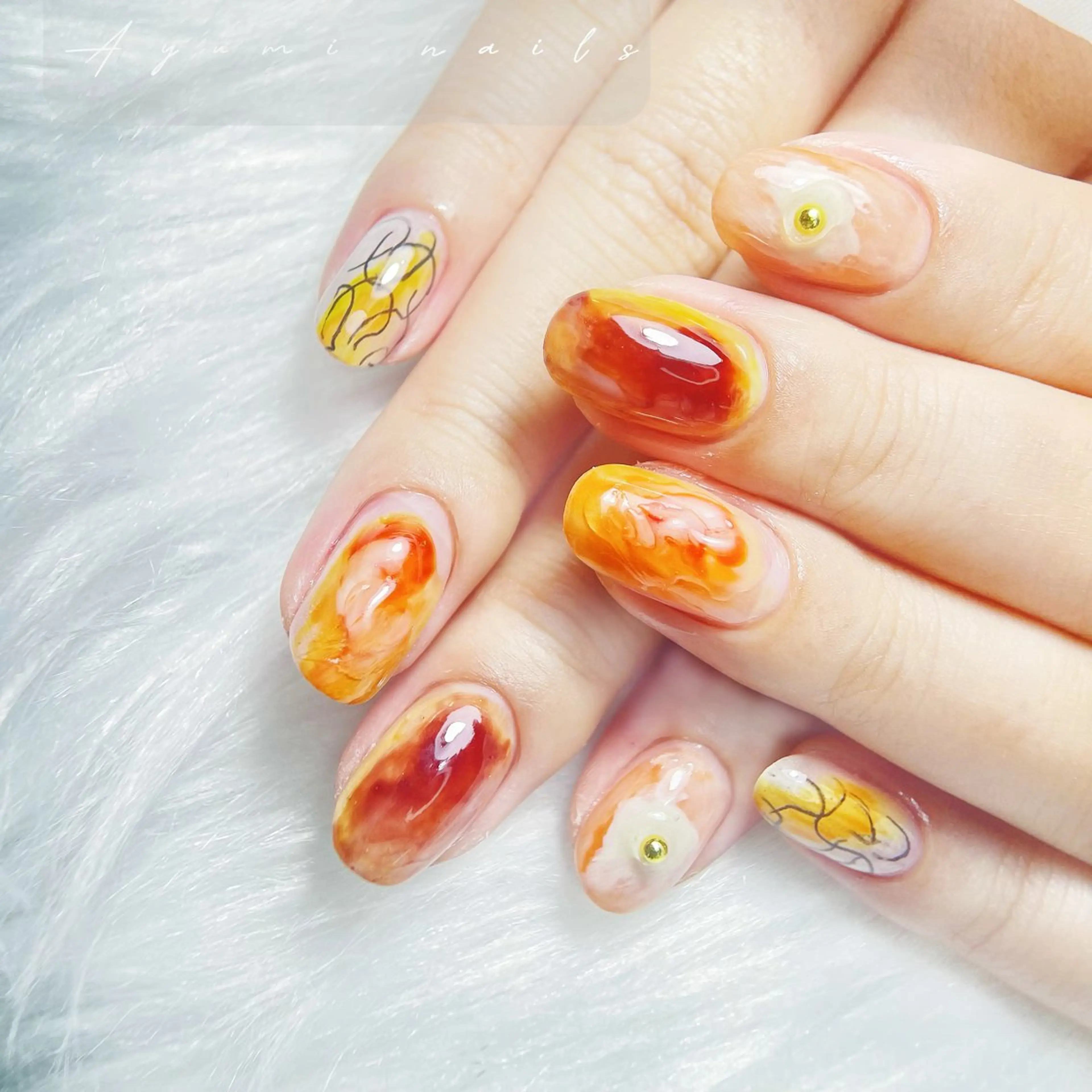ネイル ニュアンスネイル Ayumi nails川崎店のネイルデザイン