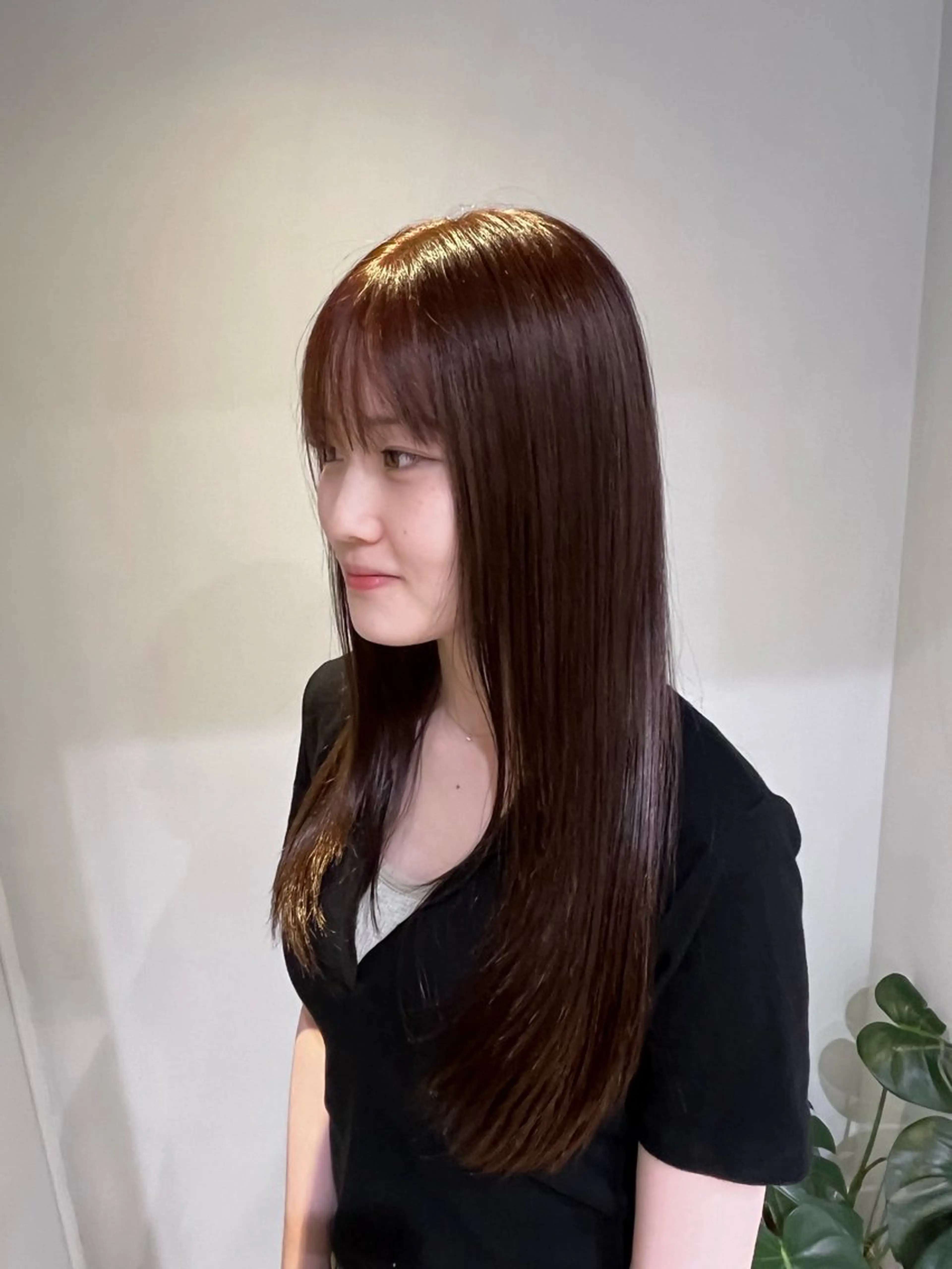 ロング カラー レイヤーカット -みつま はるな-のヘアスタイル