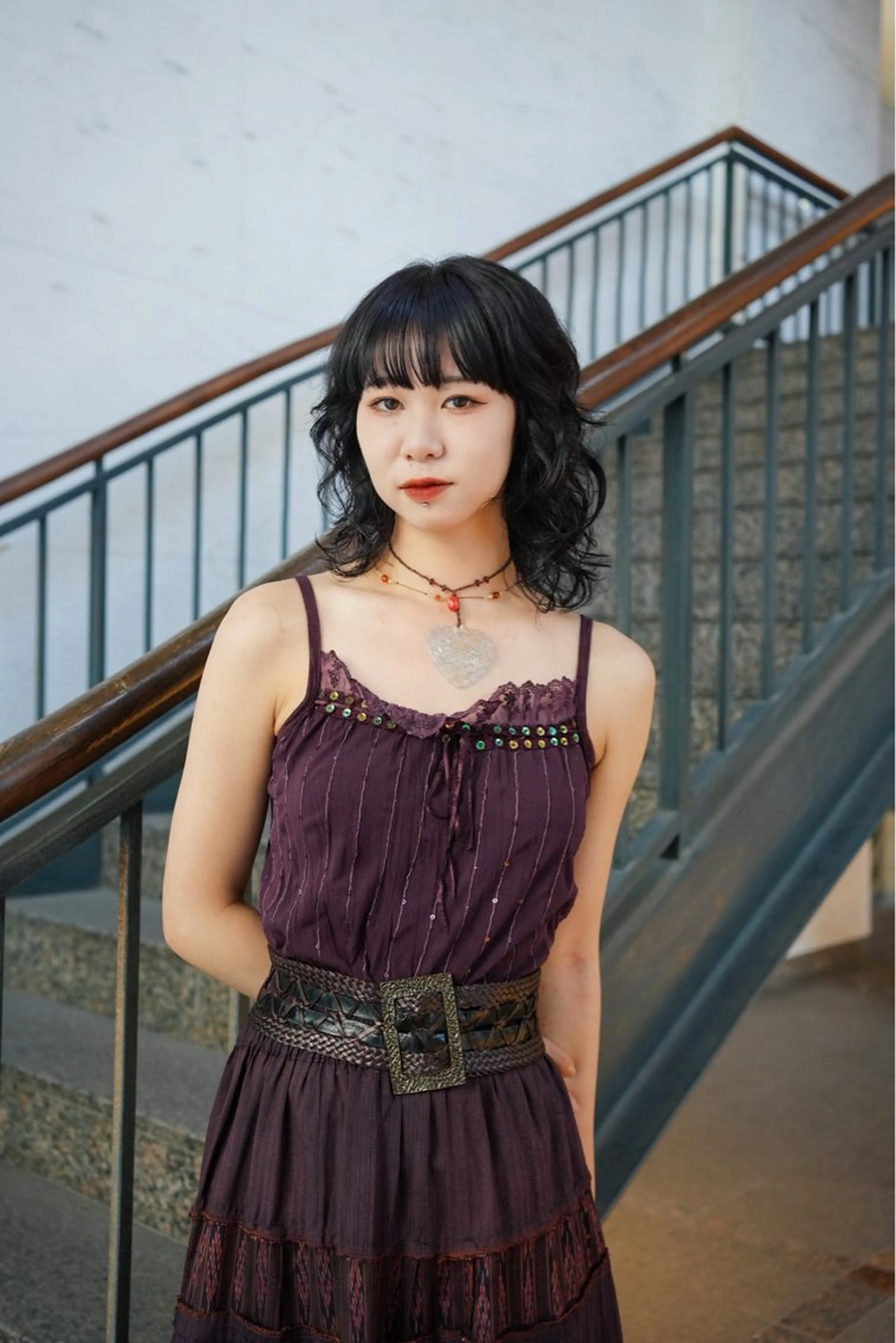 セミロング カット パーマ keshiki🦋 Nanaのヘアスタイル