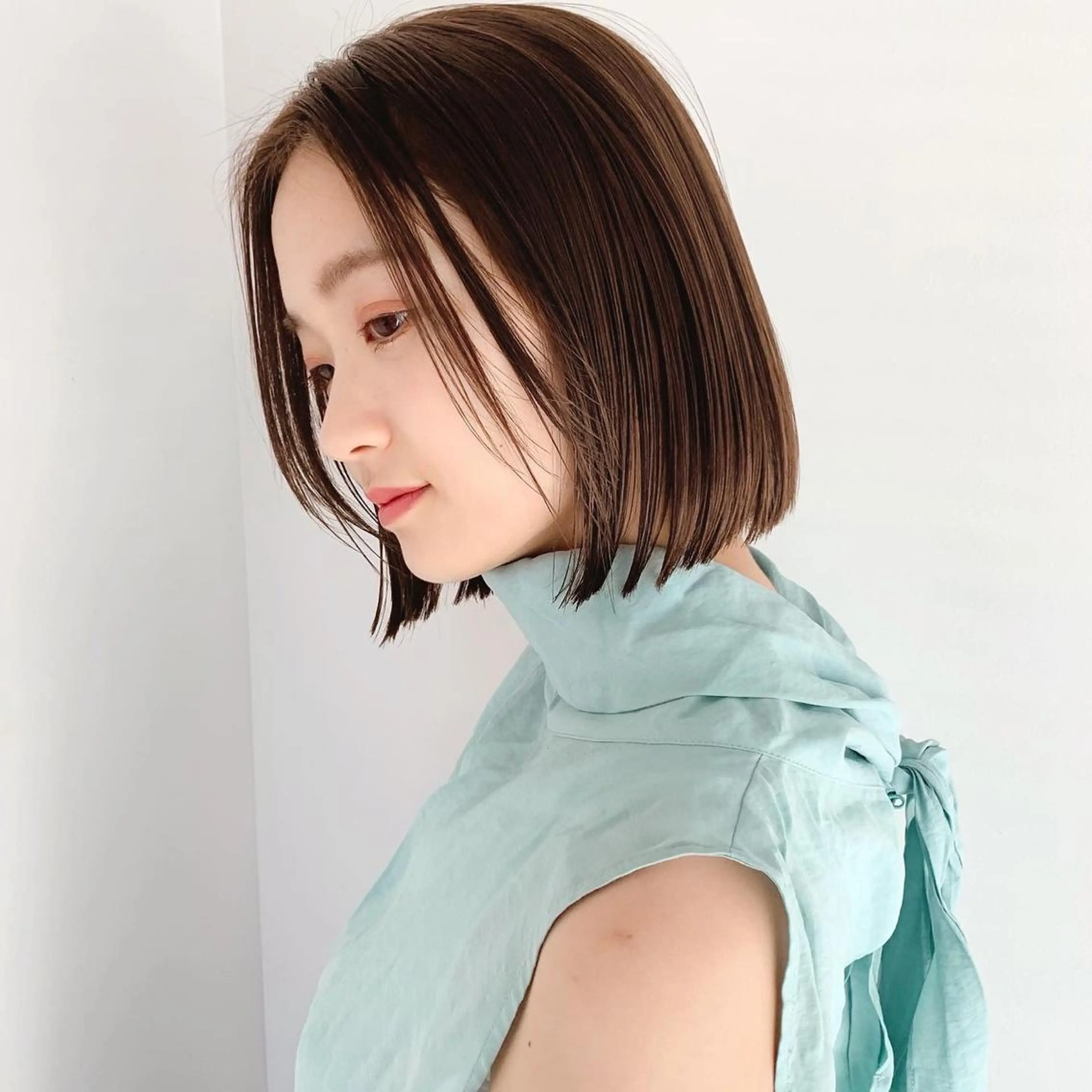 ショート カラー アッシュ アッシュグレー アッシュグレージュ グレージュ 🌱小顔ヘア/ボブ ミディアム/双葉🌱のヘアスタイル