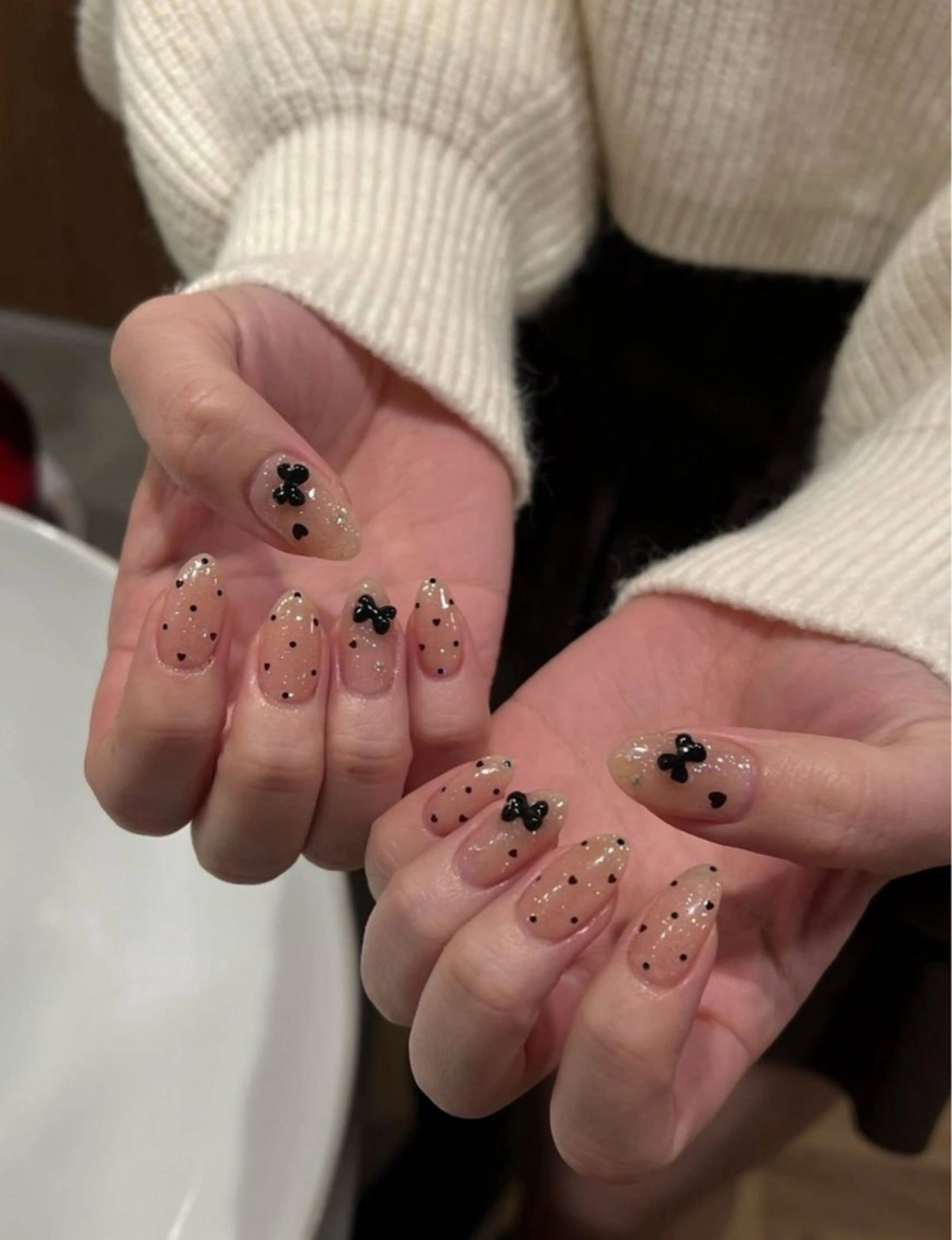 カラー グラデーションカラー ピンクカラー ハンドネイル AIN Nailのネイルデザイン