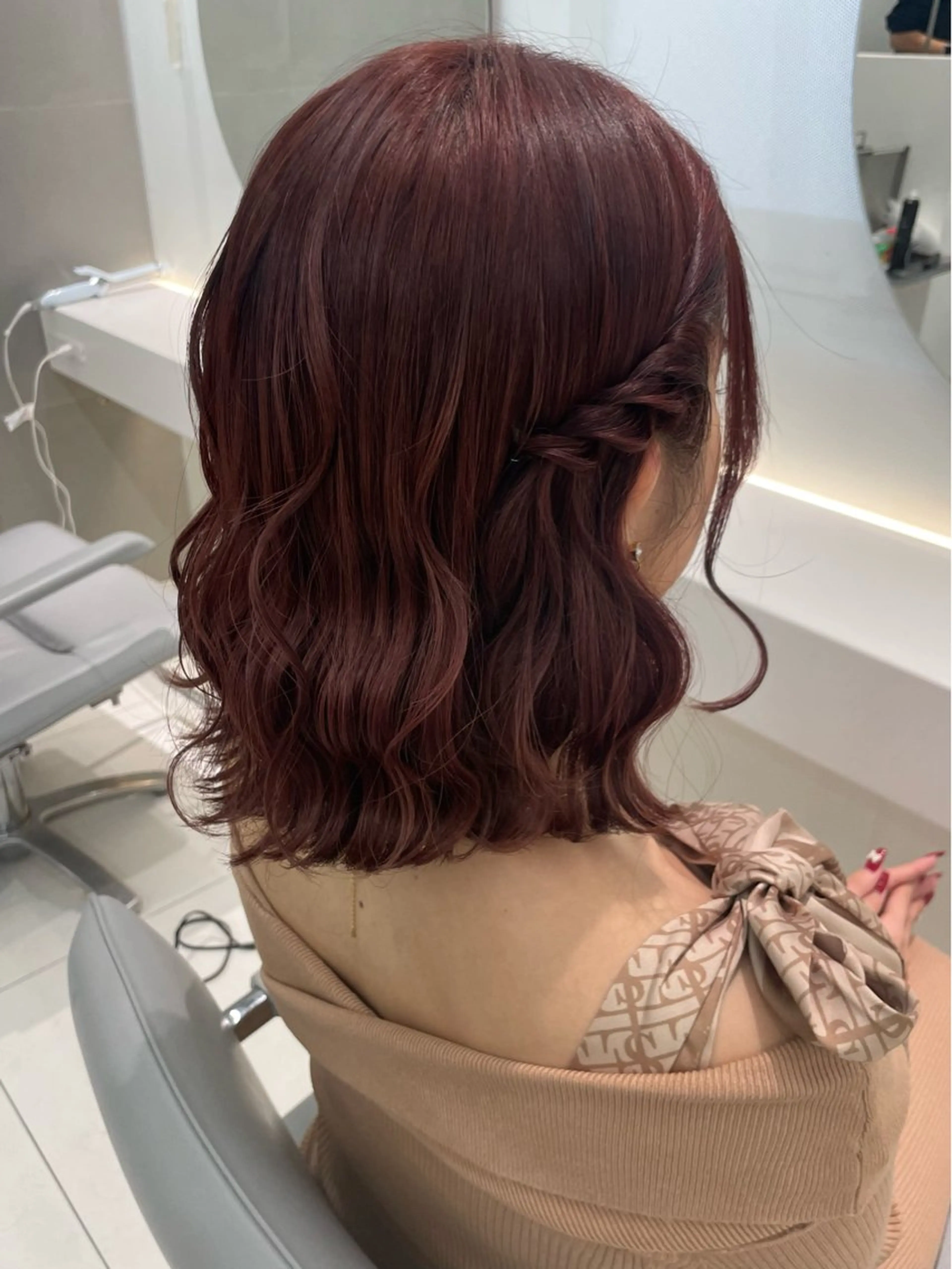 ヘアアレンジ ヘアセット ヘアセット🎀耳つぼ 👂💎MONAMIのヘアスタイル