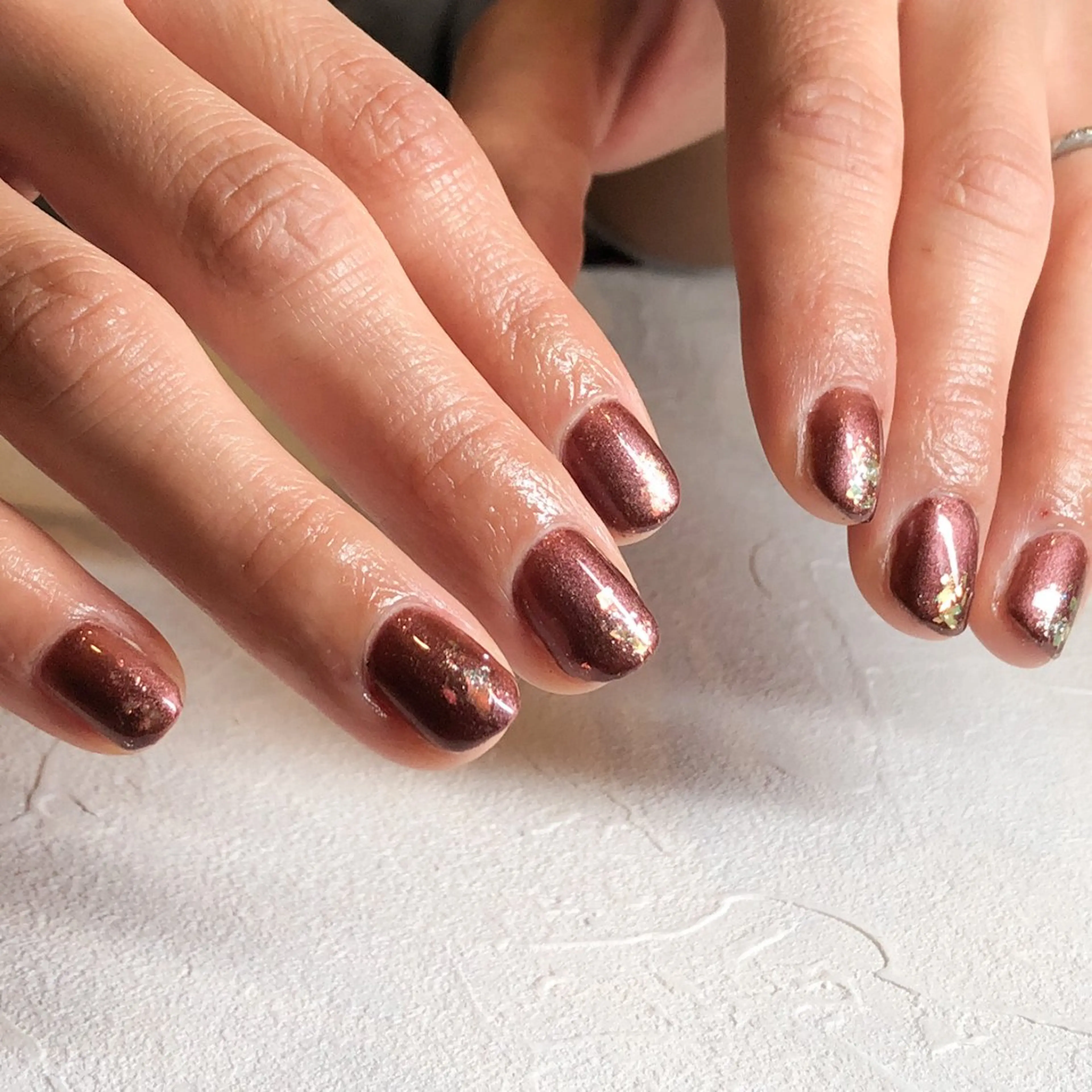 ネイル ボルドー シンプルネイル nail _anpのネイルデザイン