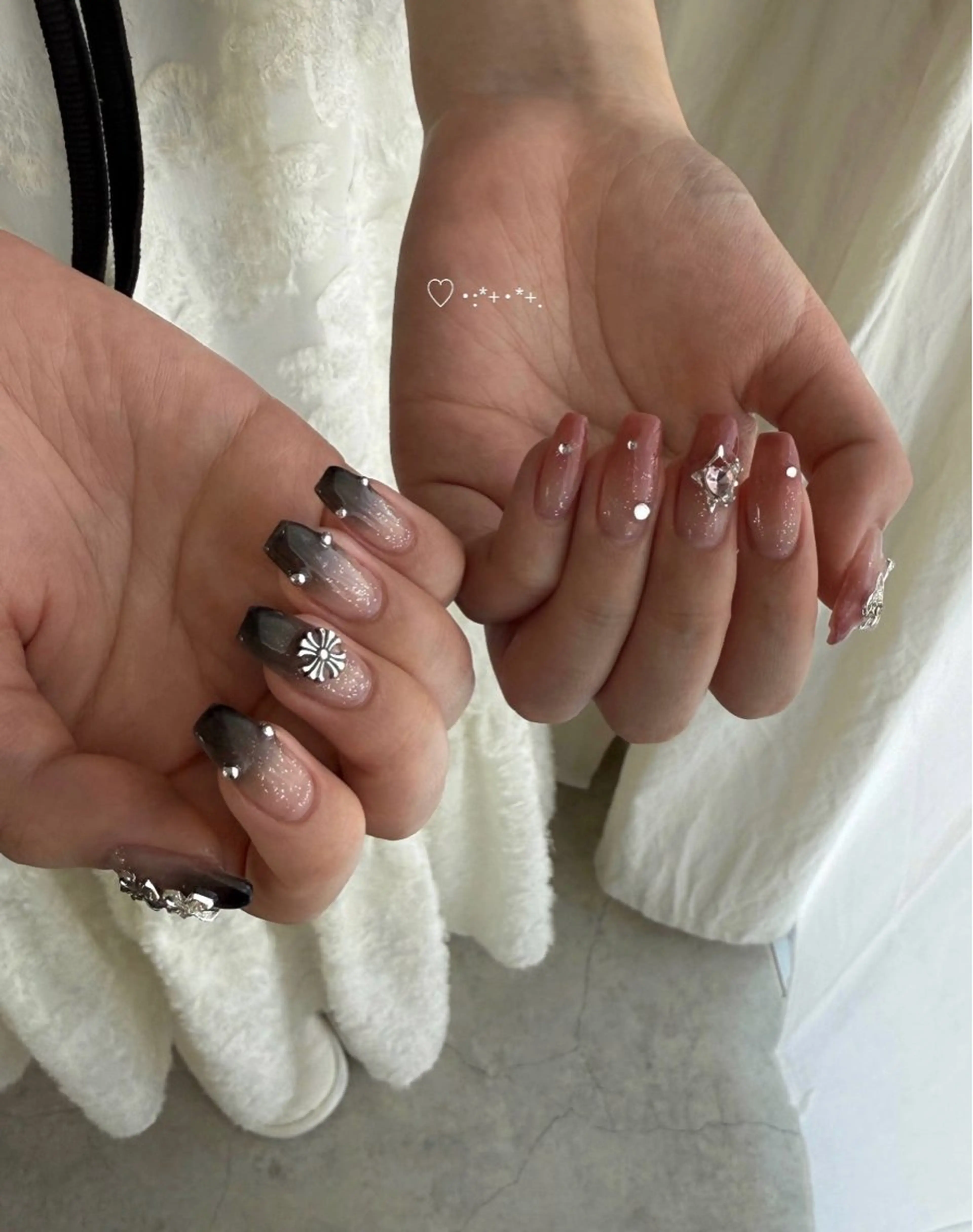 ネイル フラッシュネイル ラメ(グリッター) 持ち込み Lauum ラウームのネイルデザイン