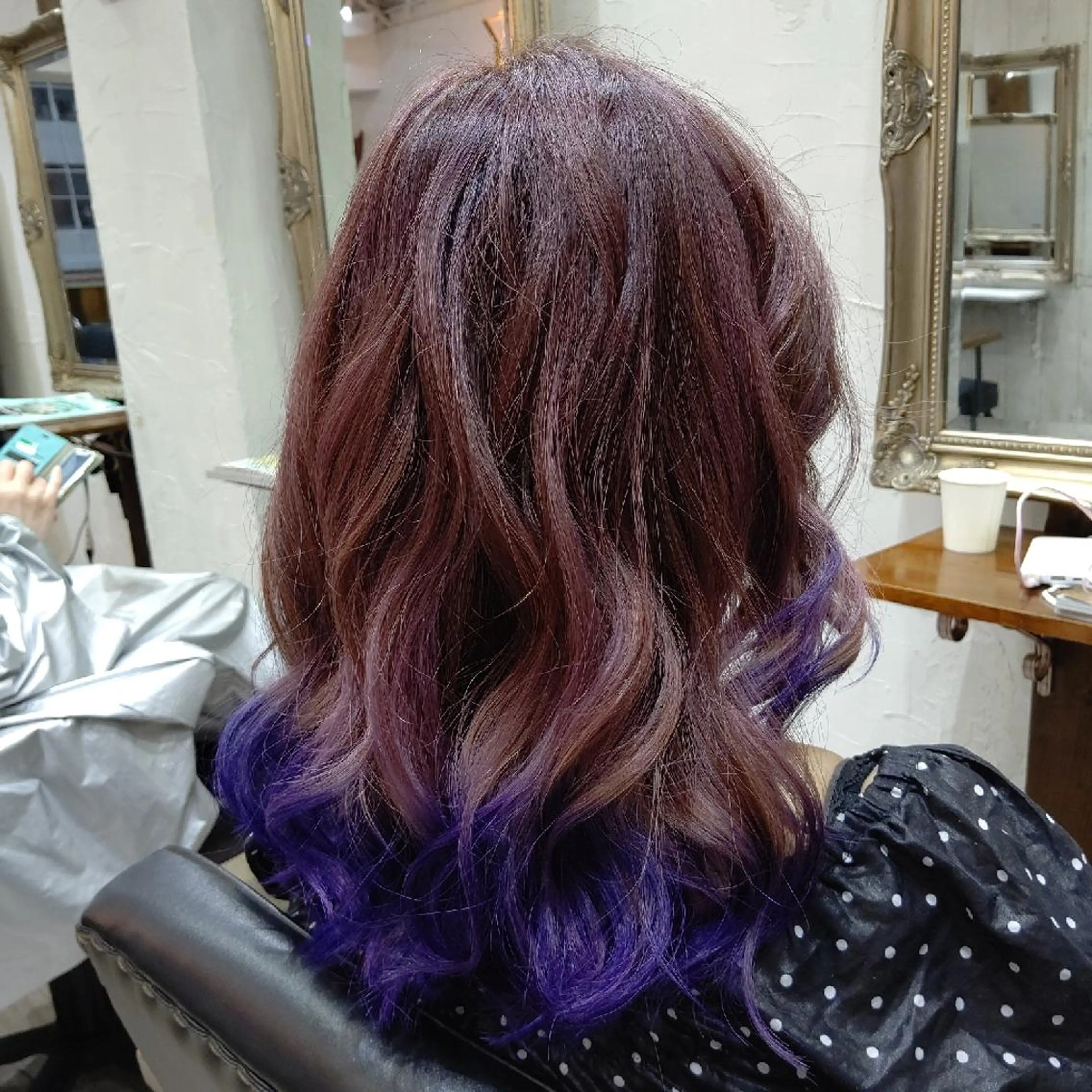 ミディアム カラー ヘアカラー bathair  所属・bathair 持田侑祐のヘアスタイル