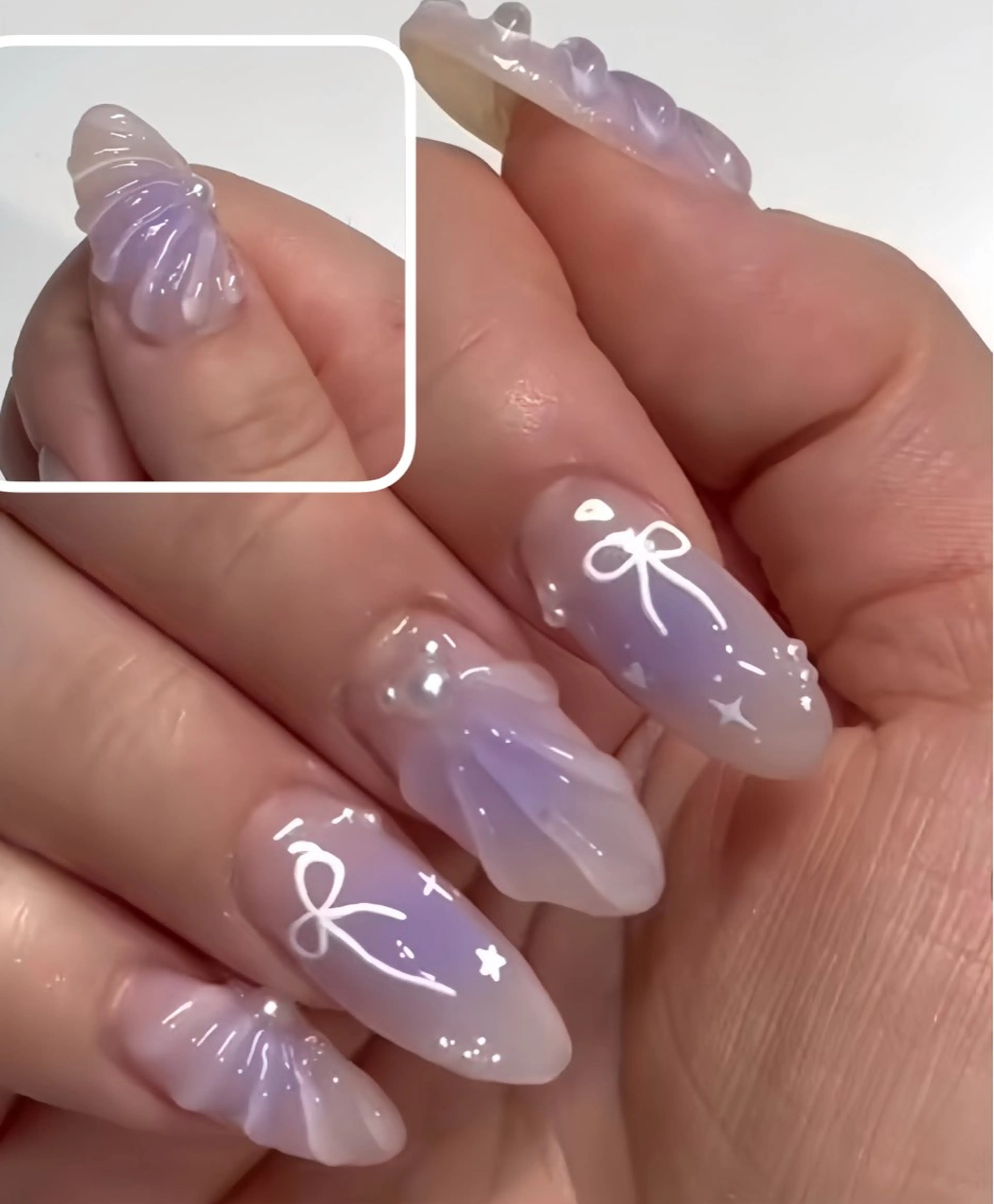 ネイル 長さ出し フットネイル ジェルネイル 韓国ネイル マグネットネイル ハンドネイル YMT NailStudioのネイルデザイン