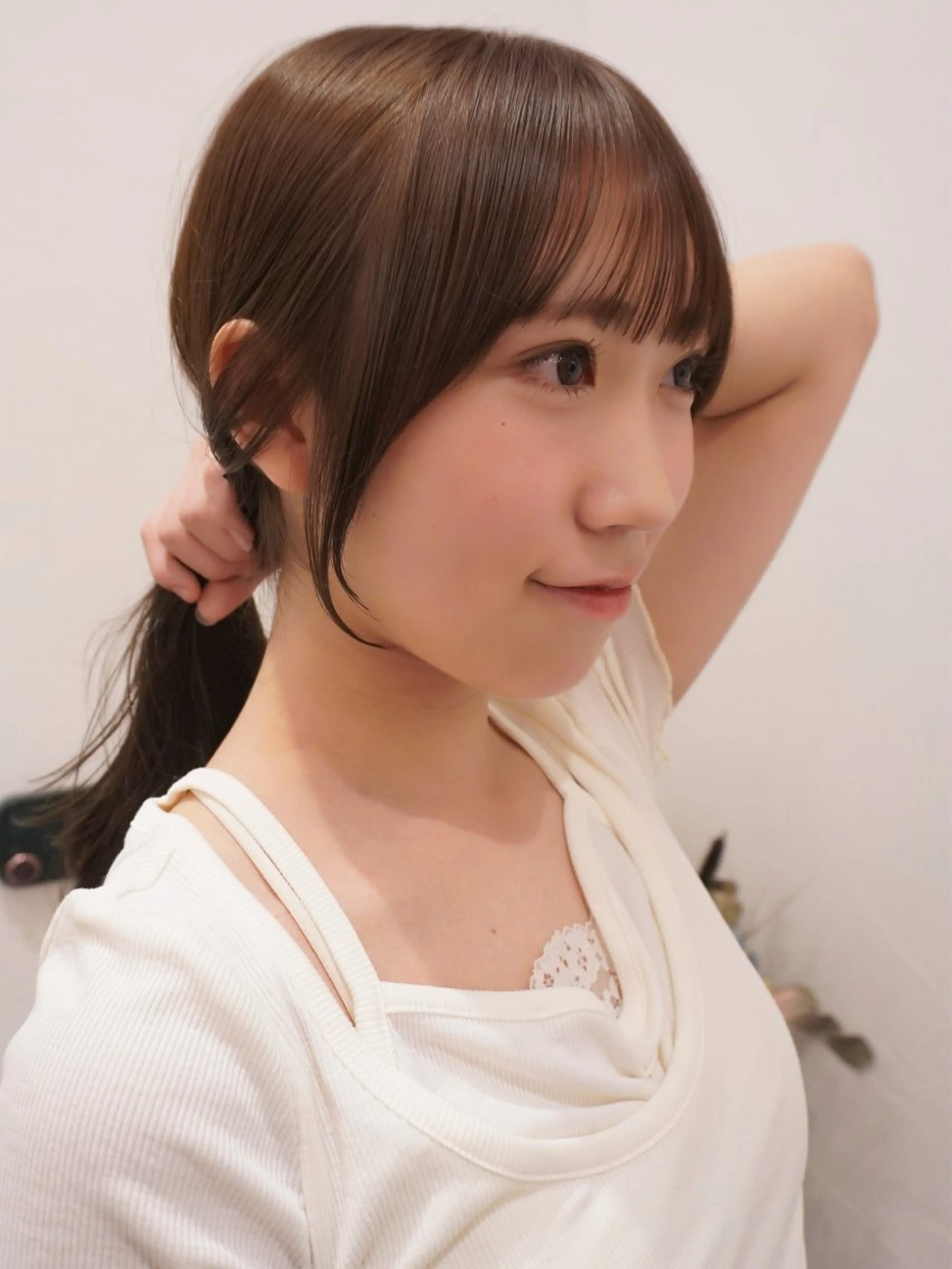 ロング カラー コテ巻き/パーマ/艶 透明感/荻原凜太郎のヘアスタイル