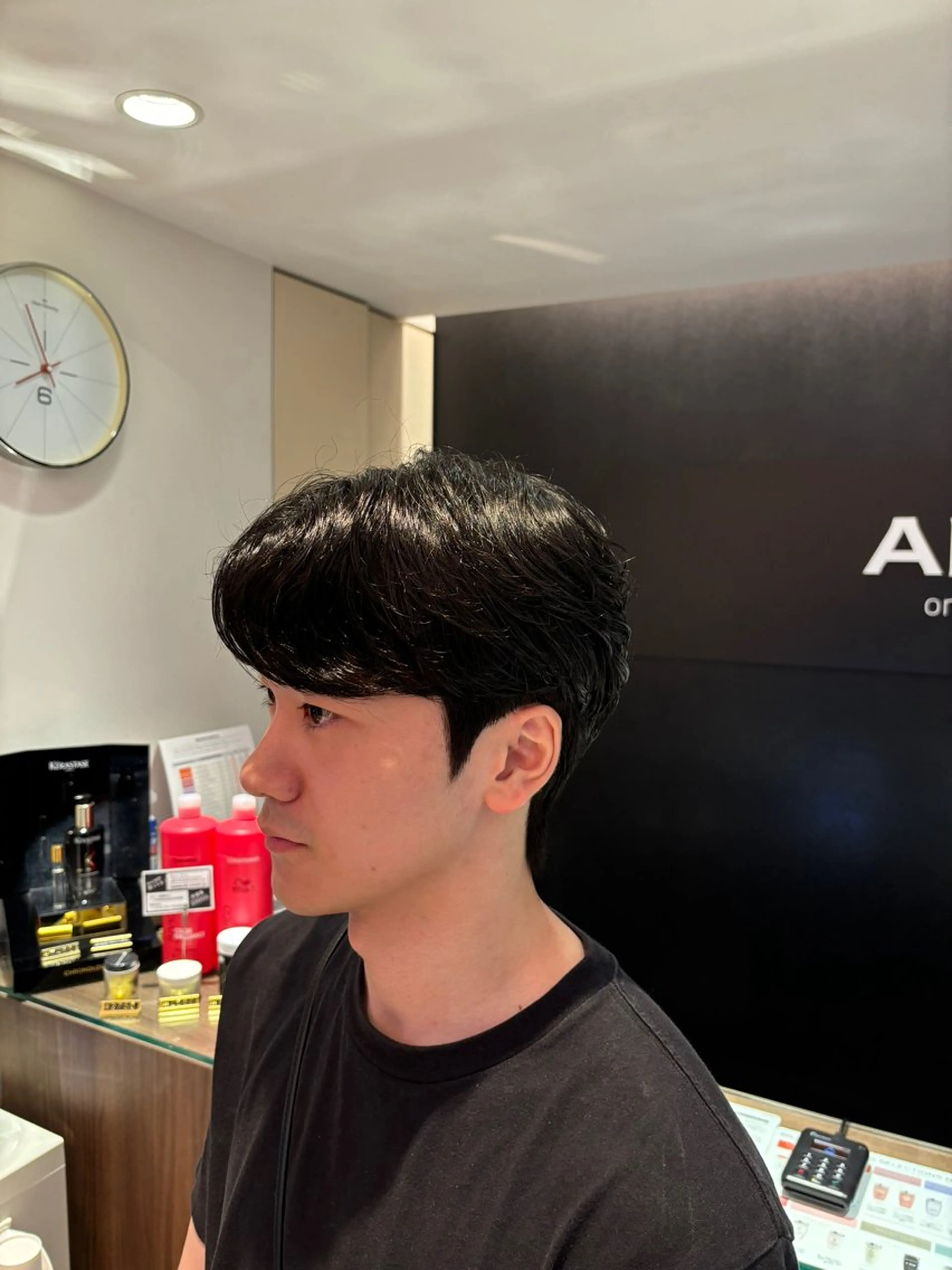 ショート パーマ メンズ カット パーマ カルマパーマ韓国ヘア shiryuのヘアスタイル